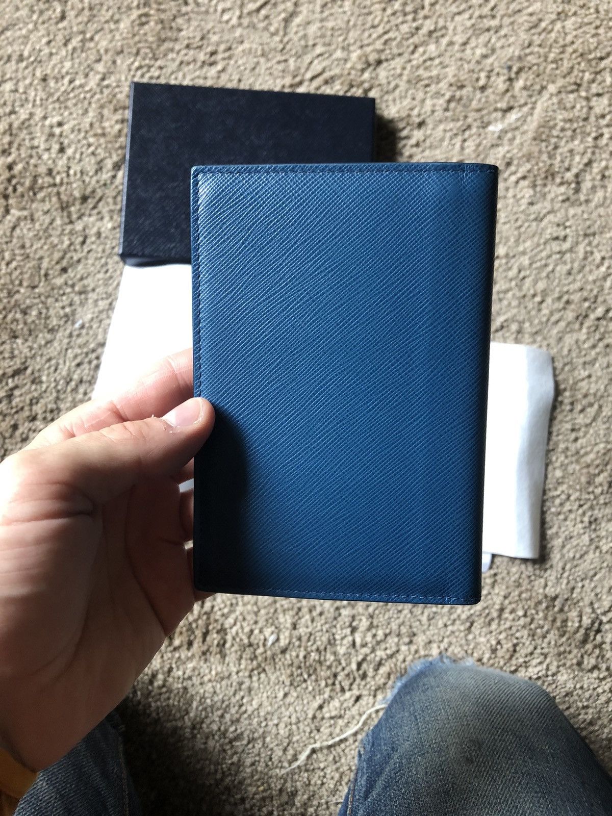 Prada passport wallet