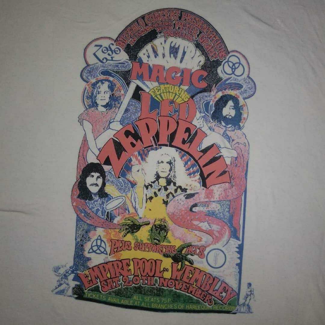 Led Zeppelin NEW Retro Distressed Led Zeppelin tshirt Size US L / EU 52-54 / 3 - 1 Thumbnail