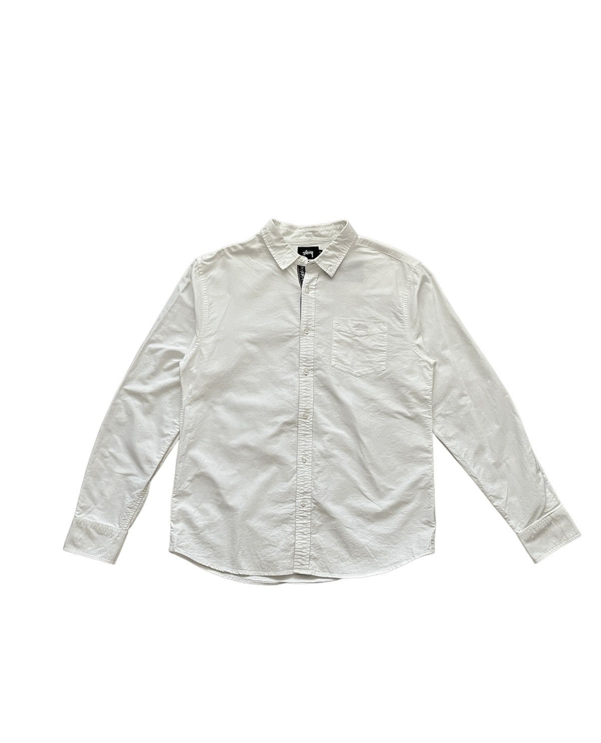 Vintage Stussy Checkered Long Sleeve Button Up Shirt Size M