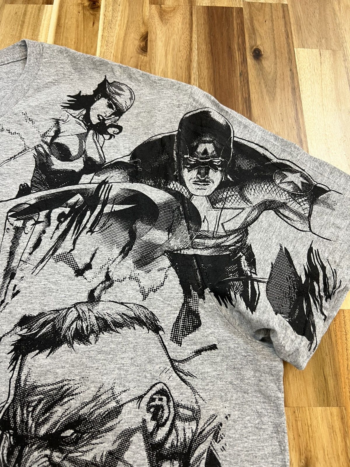 Marvel Comics × Vintage Vintage Marvel All Characters Full Prints Shirts Size US XXL / EU 58 / 5 - 4 Thumbnail