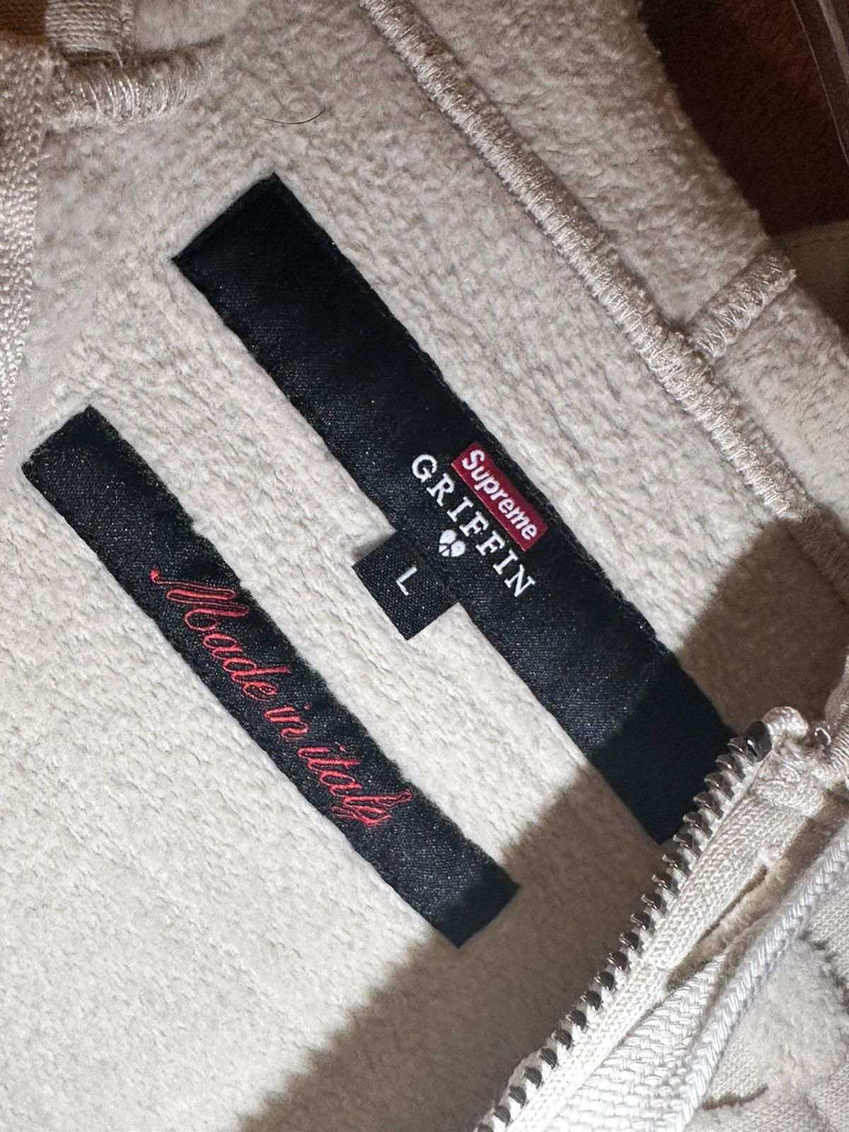 Griffin × Supreme Supreme x Griffin Zip Up Hooded Sweatshirt FW22 Size US L / EU 52-54 / 3 - 3 Thumbnail