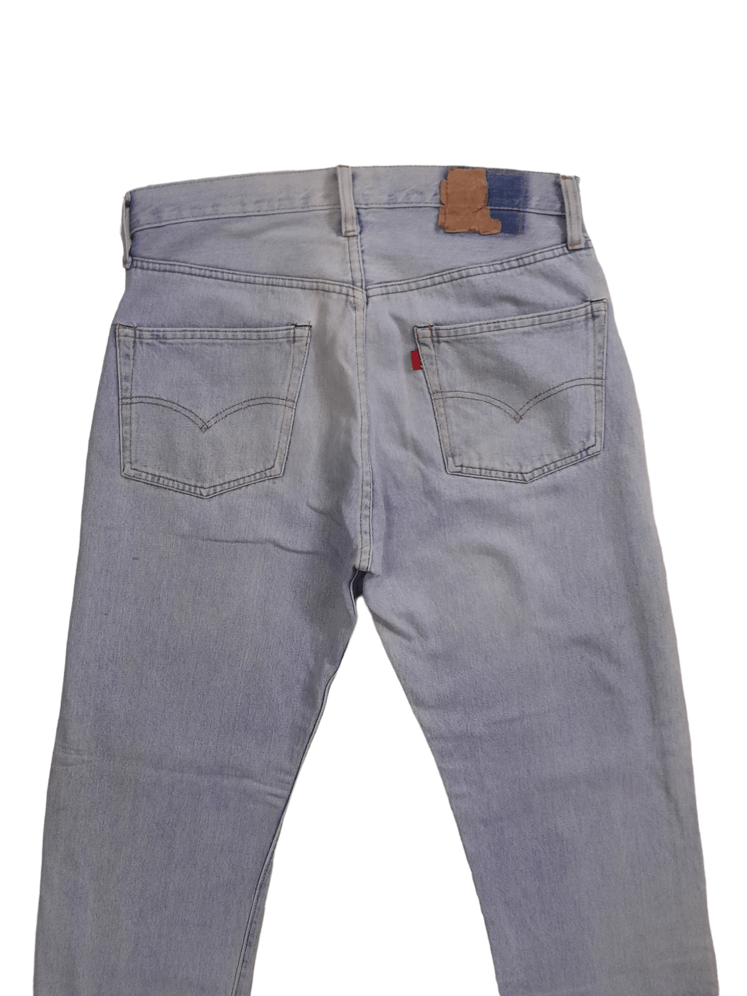 Levi's × Vintage 80s Levis 501 Selvedge USA #6 Denim Kurt Denim (E679) Size US 32 / EU 48 - 2 Thumbnail