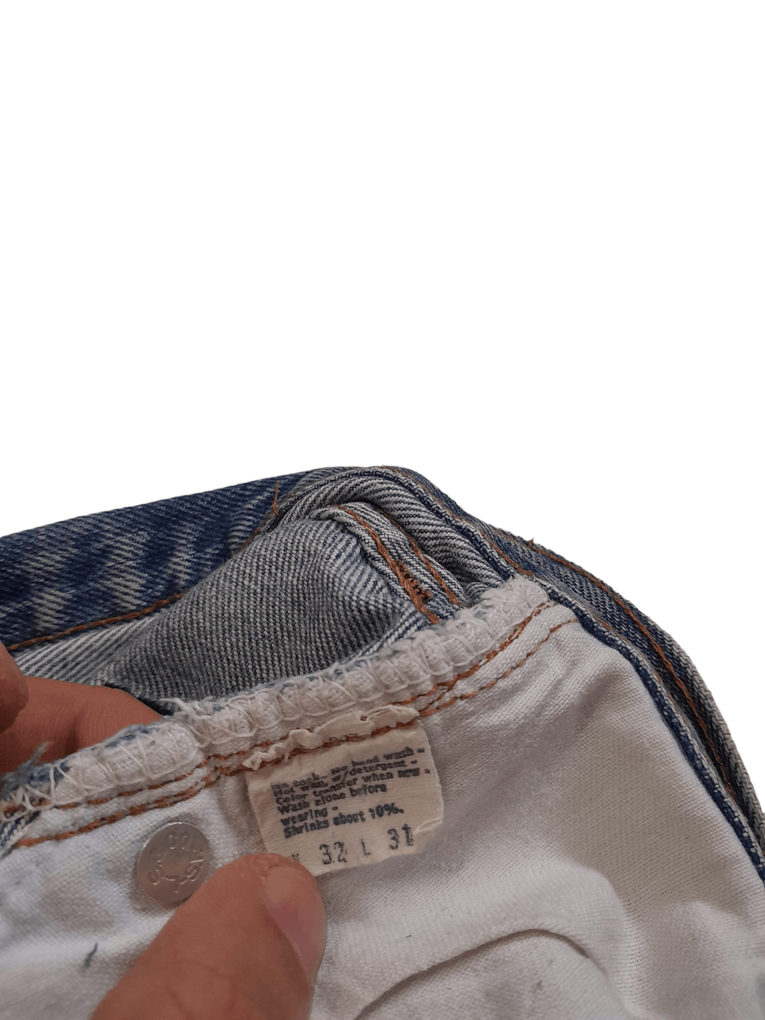 Levi's × Vintage 80s Levis 501 Selvedge Usa #524 Denim (E681) Size US 29 - 9 Thumbnail