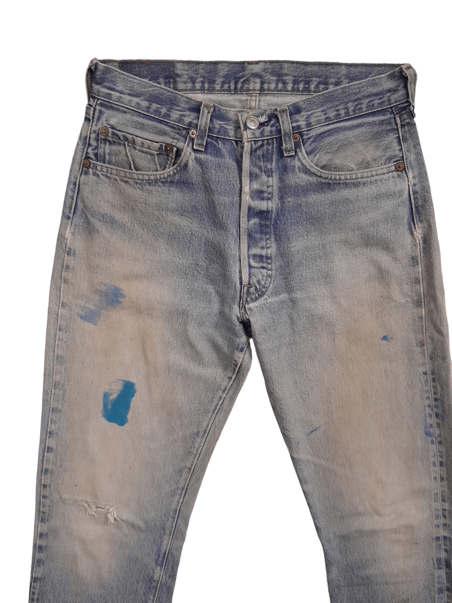 Levi's × Vintage 80s Levis 501 Selvedge Usa #524 Denim (E681) Size US 29 - 6 Thumbnail