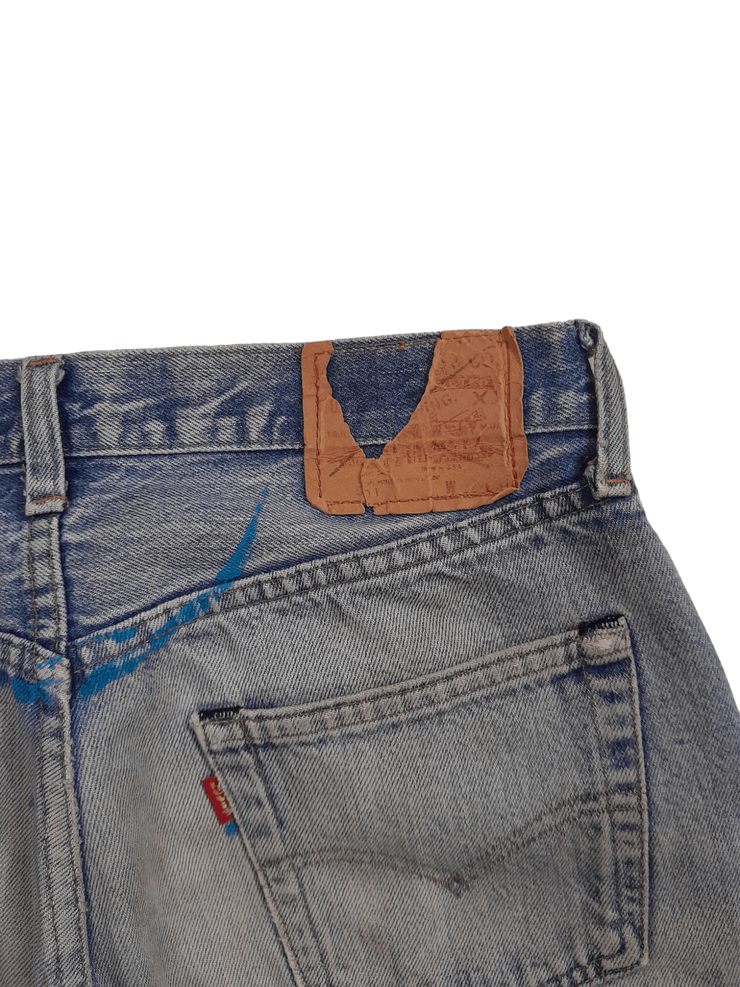 Levi's × Vintage 80s Levis 501 Selvedge Usa #524 Denim (E681) Size US 29 - 3 Thumbnail