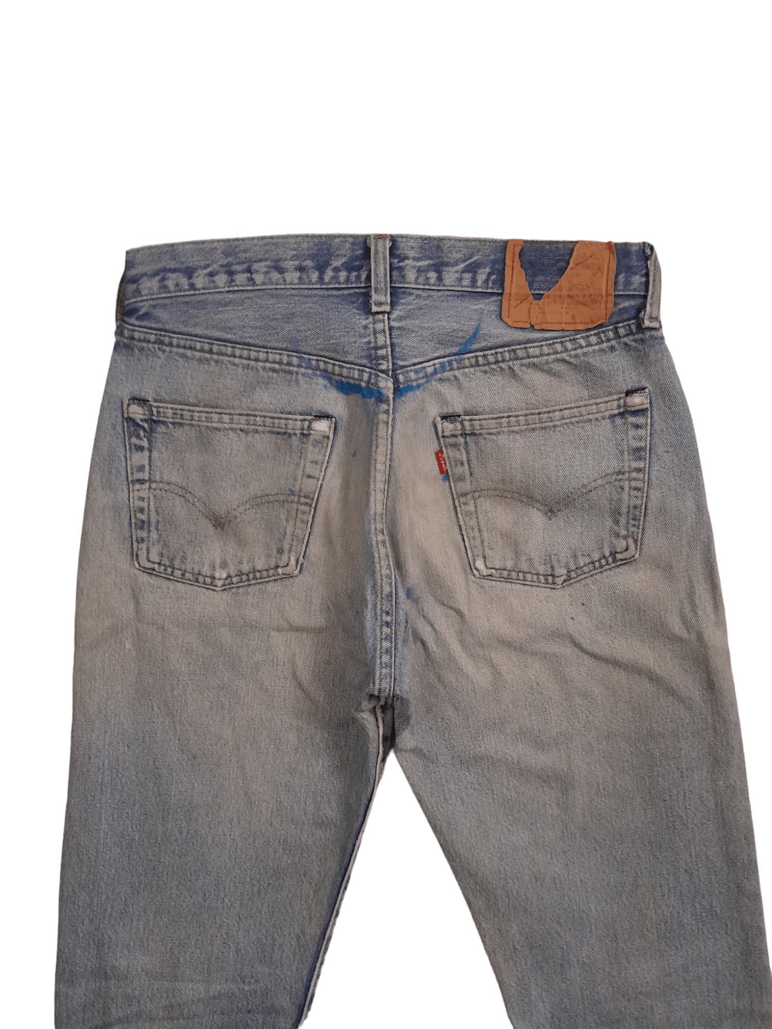Levi's × Vintage 80s Levis 501 Selvedge Usa #524 Denim (E681) Size US 29 - 2 Thumbnail