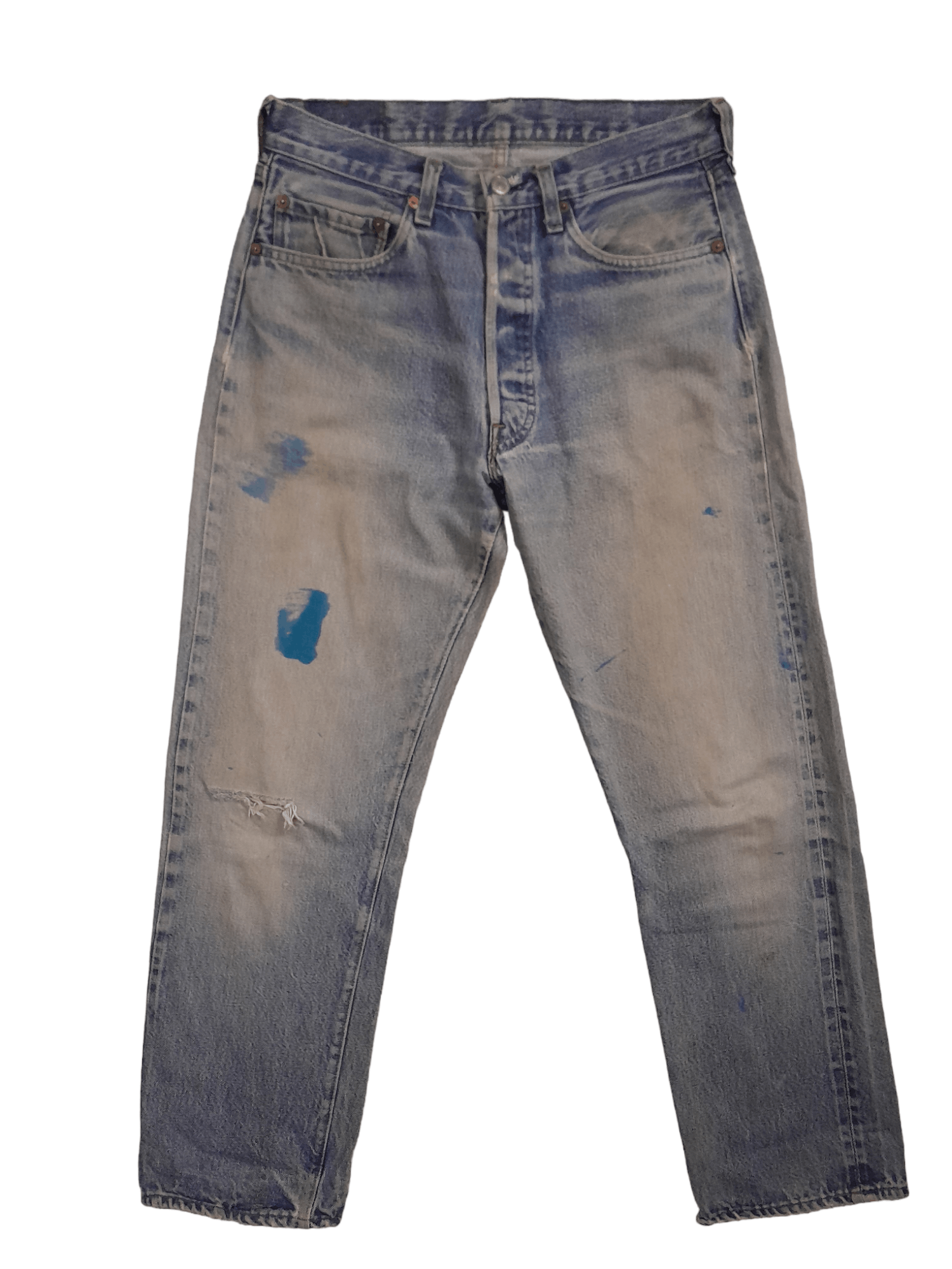Levi's × Vintage 80s Levis 501 Selvedge Usa #524 Denim (E681) Size US 29 - 5 Thumbnail