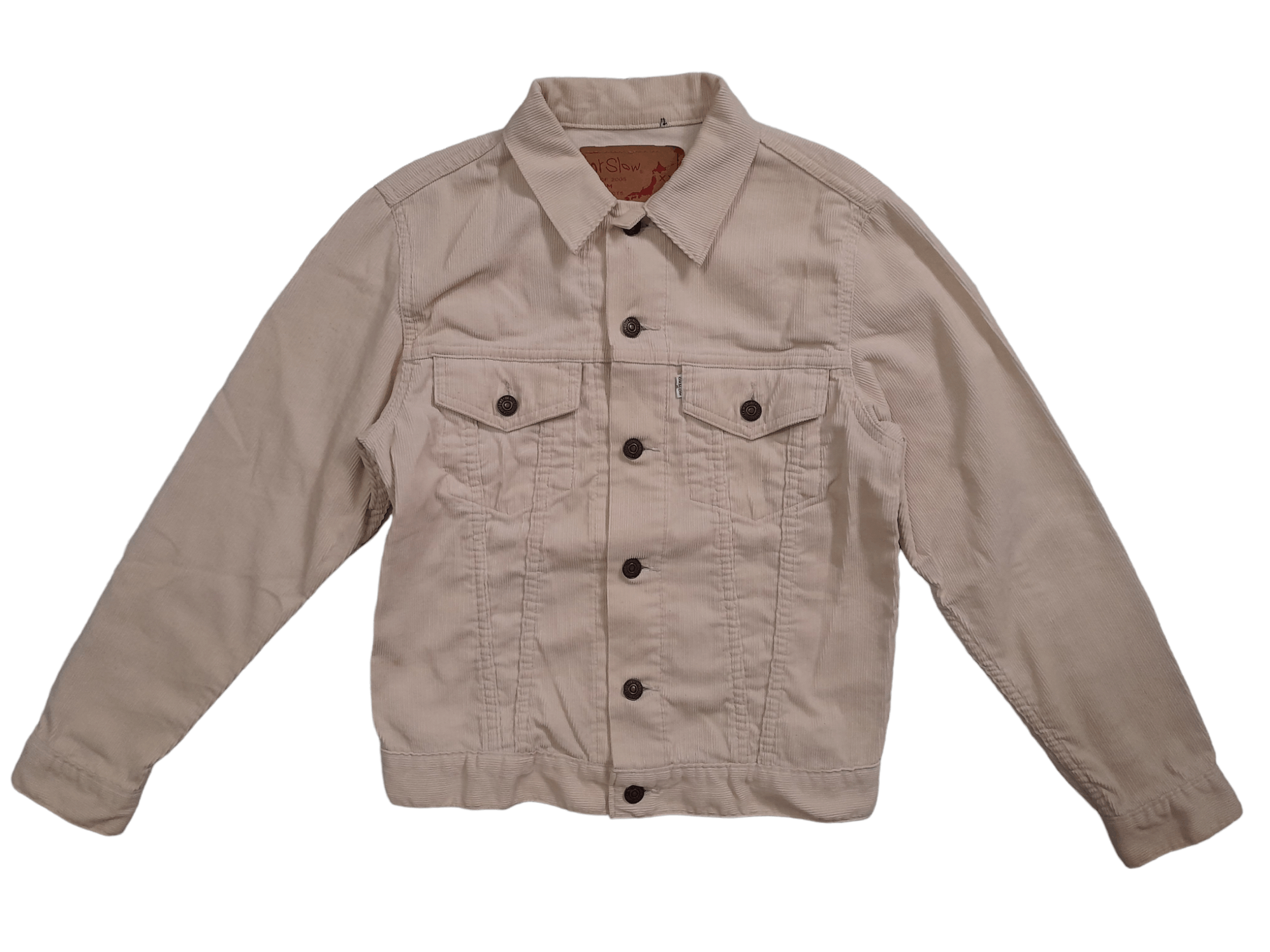 Orslow ORSLOW Corduroy Trucker Jacket (E682) Size US S / EU 44-46 / 1 - 1 Thumbnail