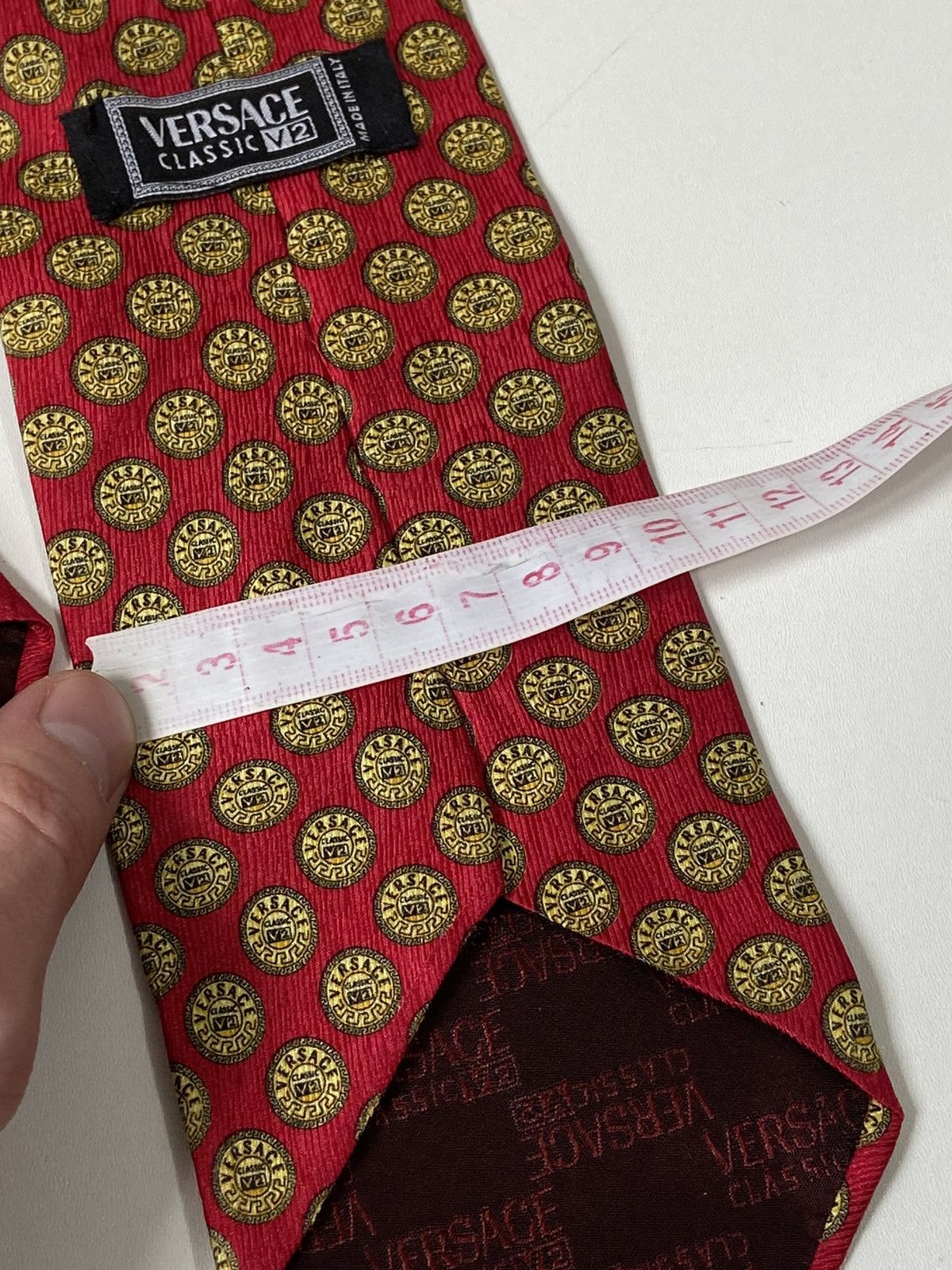 Versace Versace Tie Vintage Size ONE SIZE - 11 Thumbnail