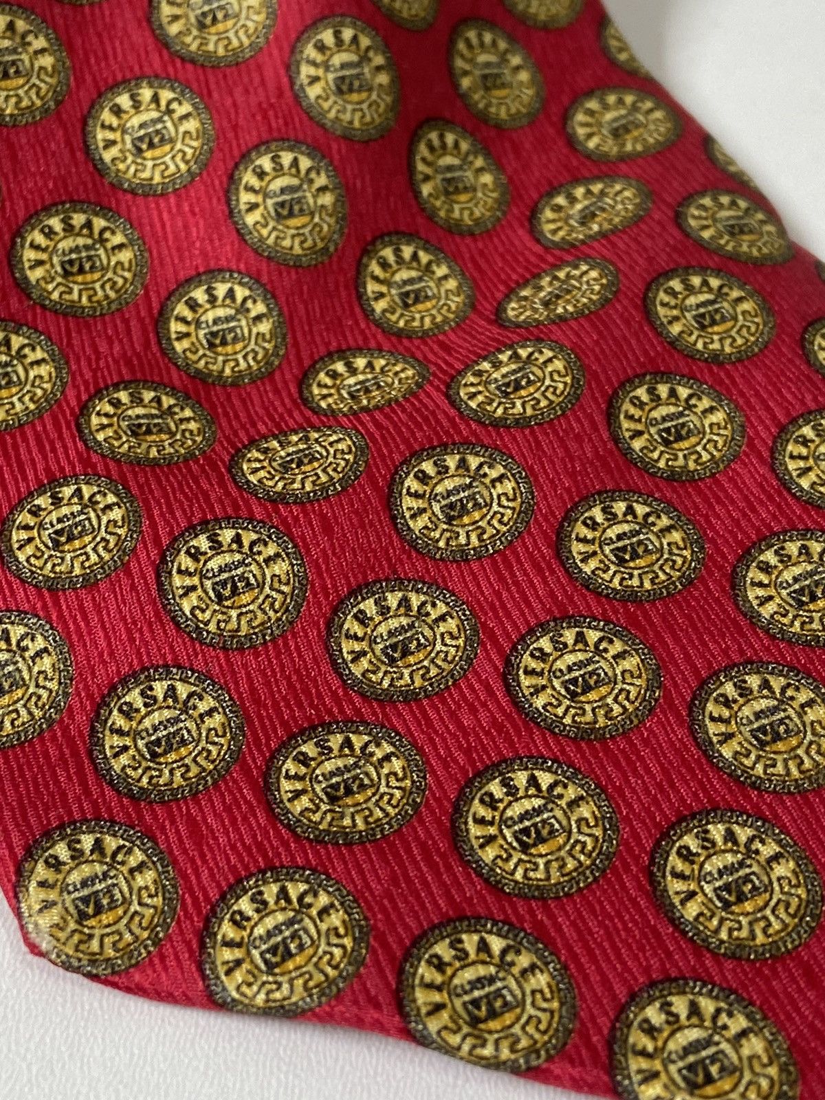 Versace Versace Tie Vintage Size ONE SIZE - 4 Thumbnail