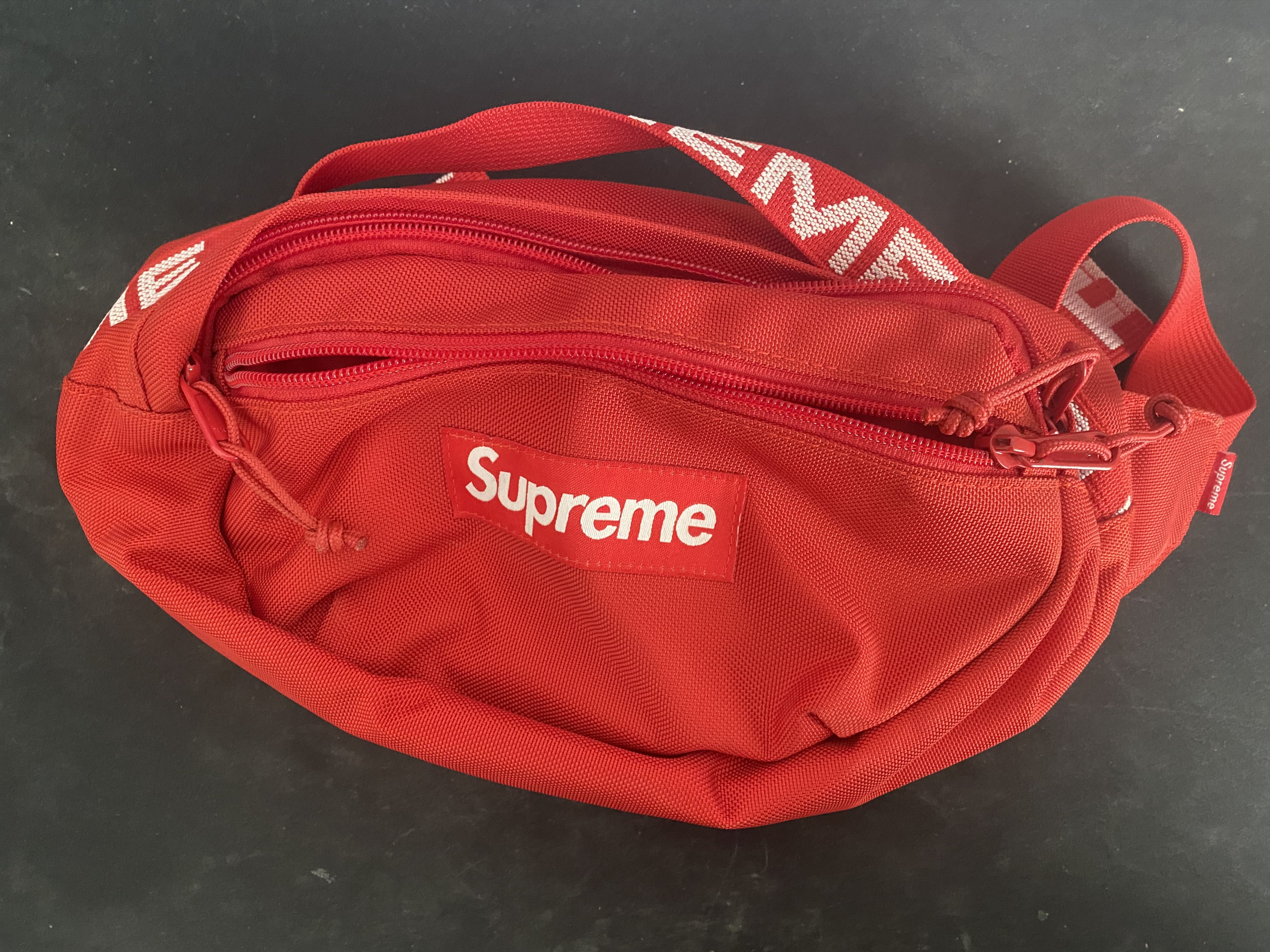 Supreme Ss 18 Waist Bag Red Grailed