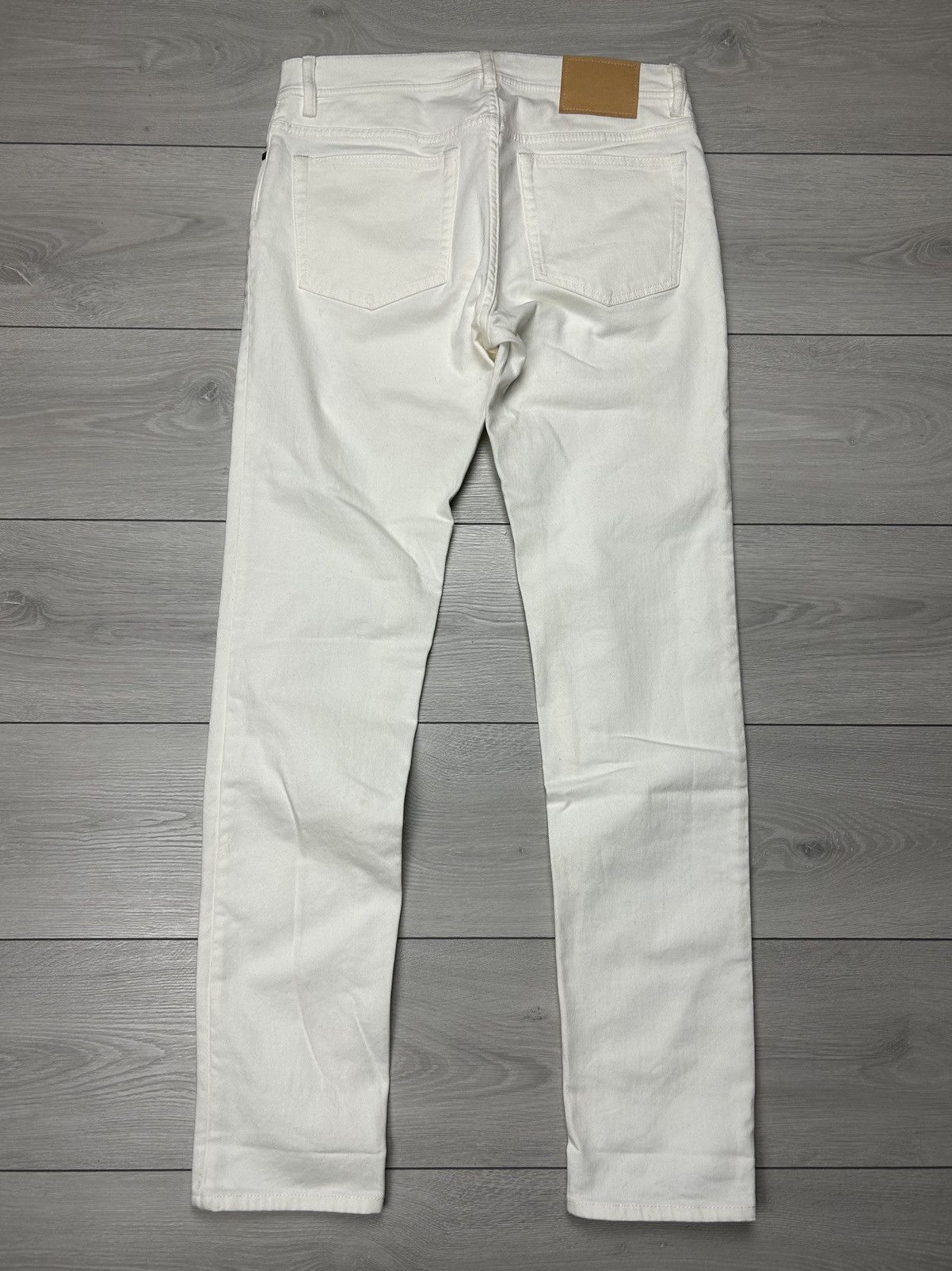 Acne Studios Acne Studios North White Denim Jeans 32/32 Size US 32 / EU 48 - 3 Thumbnail