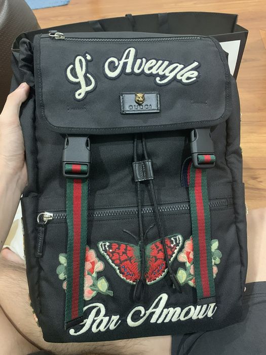 Gucci Retail 3k Gucci Blind for Love Backpack Grailed