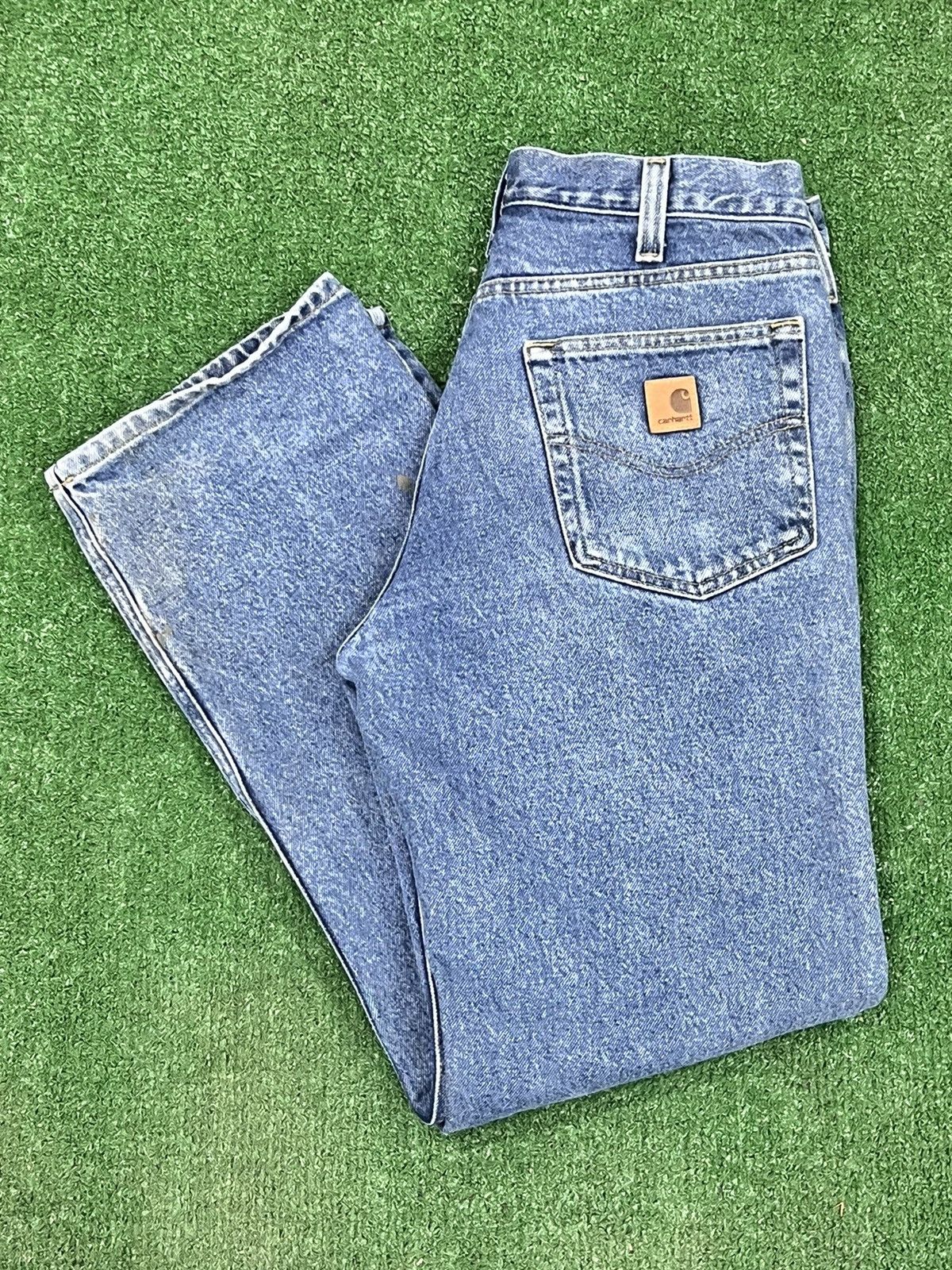 Carhartt × Vintage Y2K B460 DVB Relaxed Fit Jeans Size US 32 / EU 48 - 1 Thumbnail
