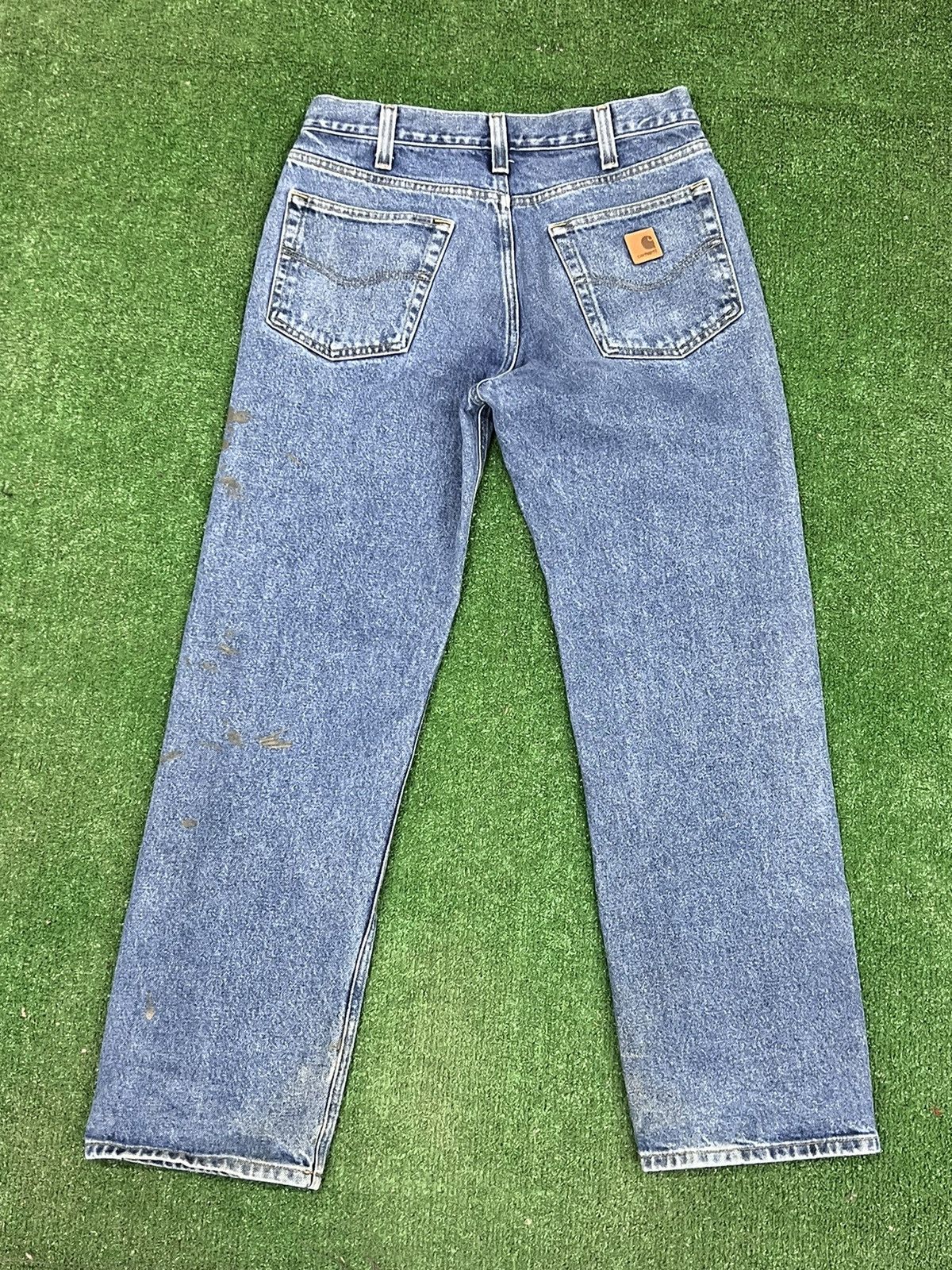 Carhartt × Vintage Y2K B460 DVB Relaxed Fit Jeans Size US 32 / EU 48 - 6 Thumbnail