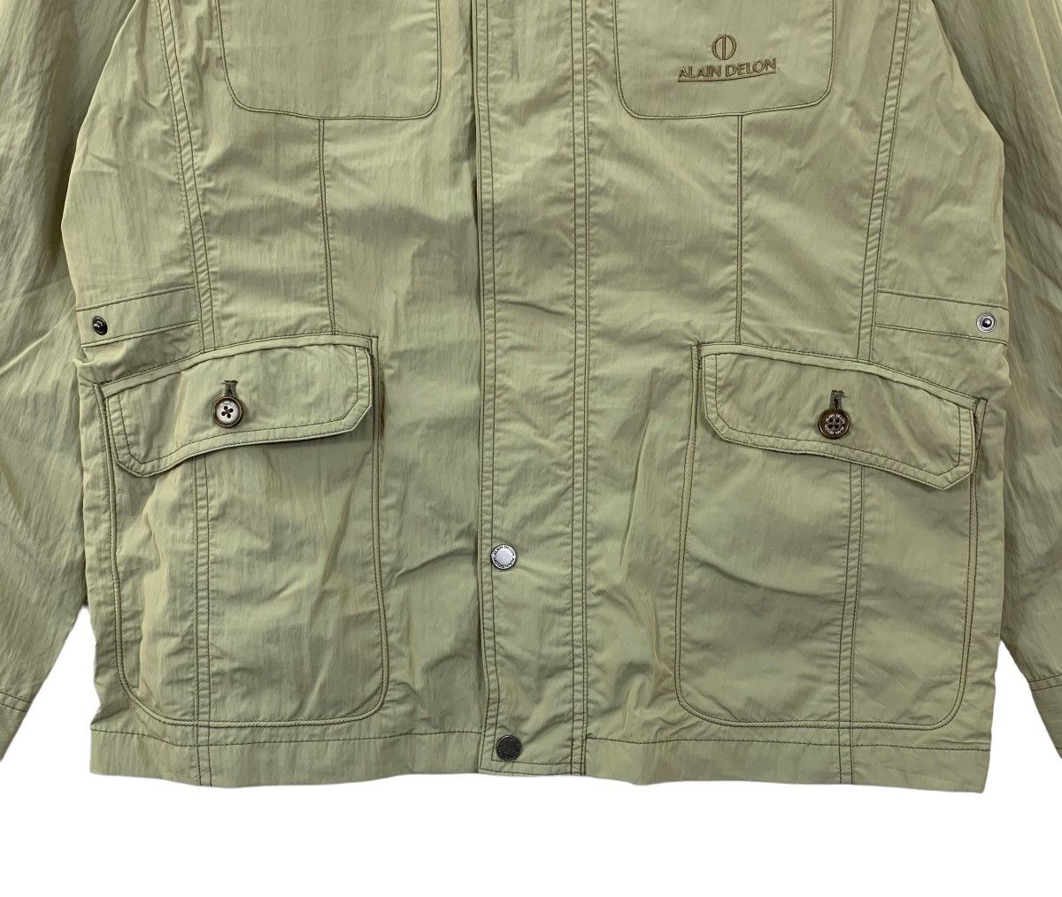 Japanese Brand × Vintage Vintage 90s Alain Delon Zipper Jacket Size US L / EU 52-54 / 3 - 3 Thumbnail