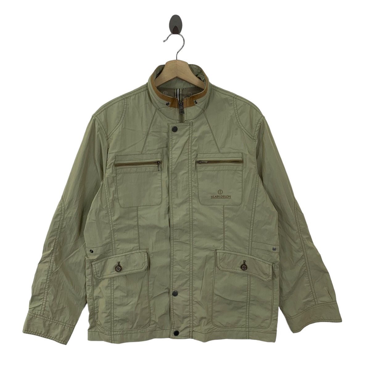 Japanese Brand × Vintage Vintage 90s Alain Delon Zipper Jacket Size US L / EU 52-54 / 3 - 1 Thumbnail