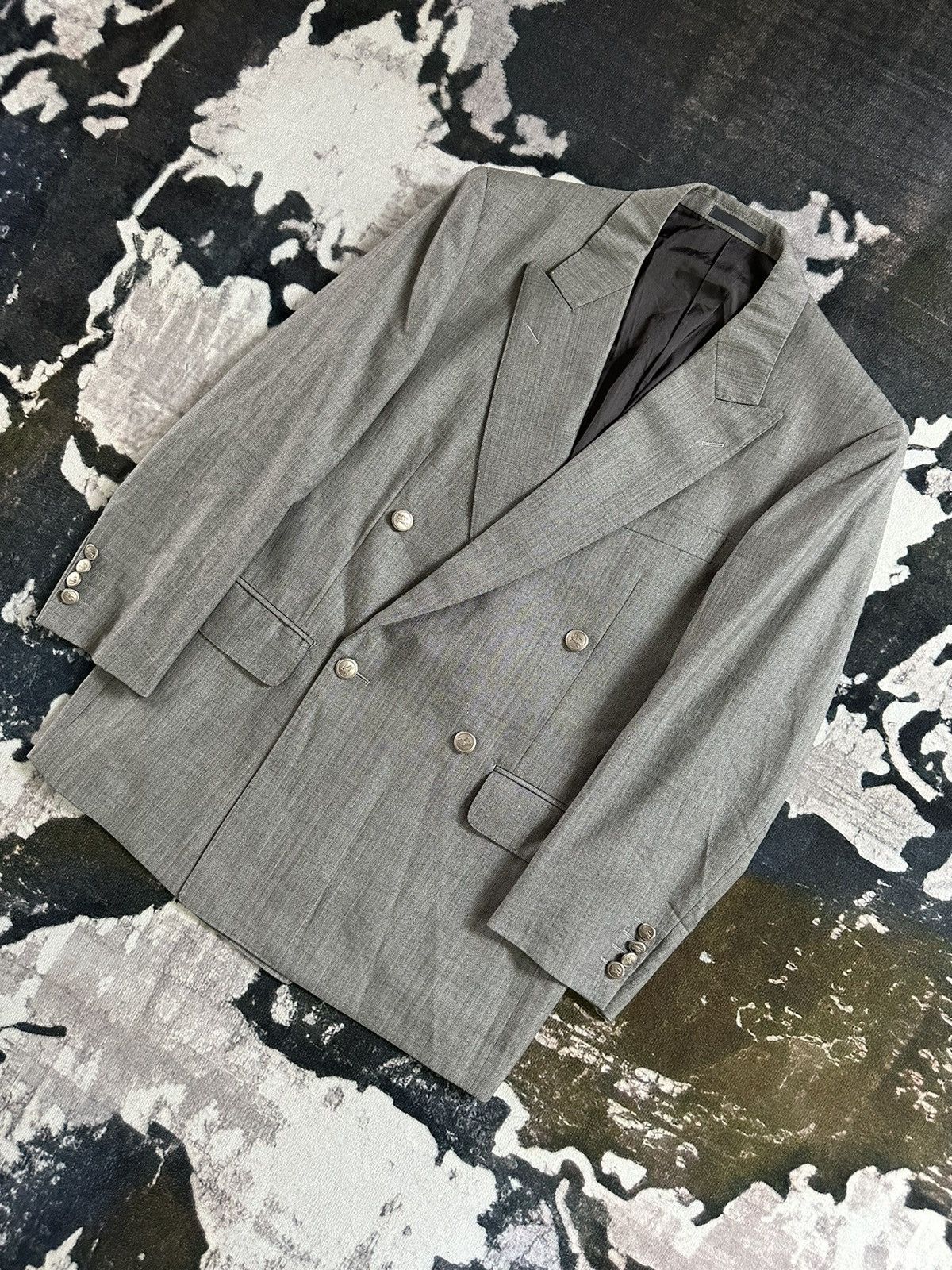 Burberry Archive 2016 Burberry London double breasted blazer Size 44L - 3 Thumbnail
