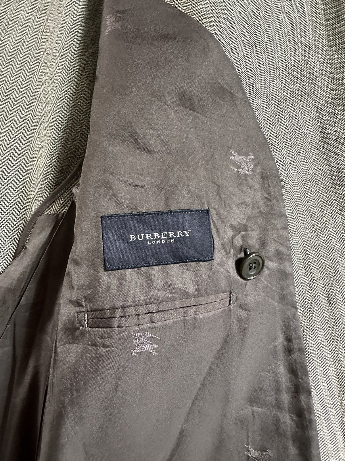 Burberry Archive 2016 Burberry London double breasted blazer Size 44L - 9 Thumbnail