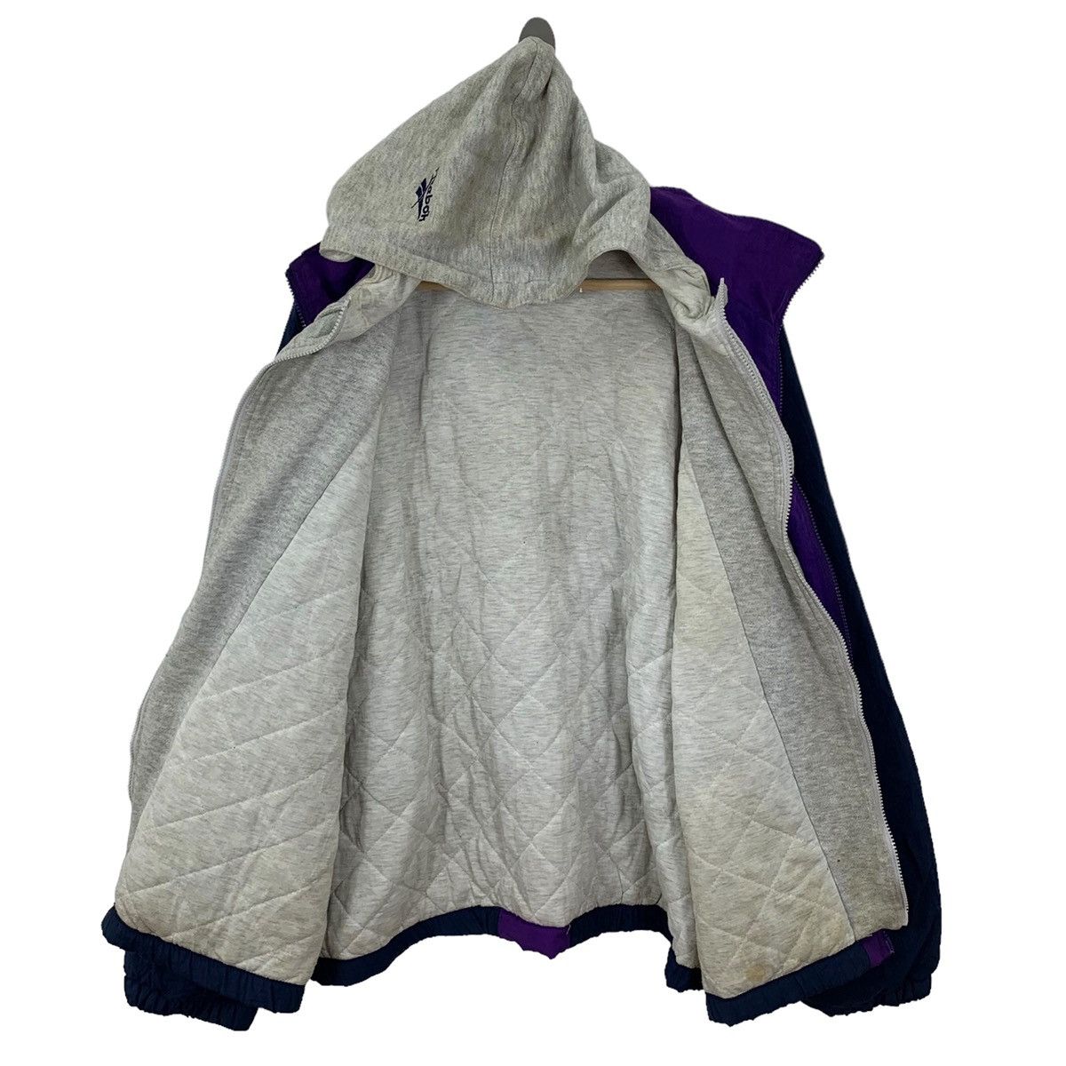 Reebok × Vintage Vintage 90s Reebok Sportswear Hoodie Zipper Jacket Size US L / EU 52-54 / 3 - 5 Thumbnail