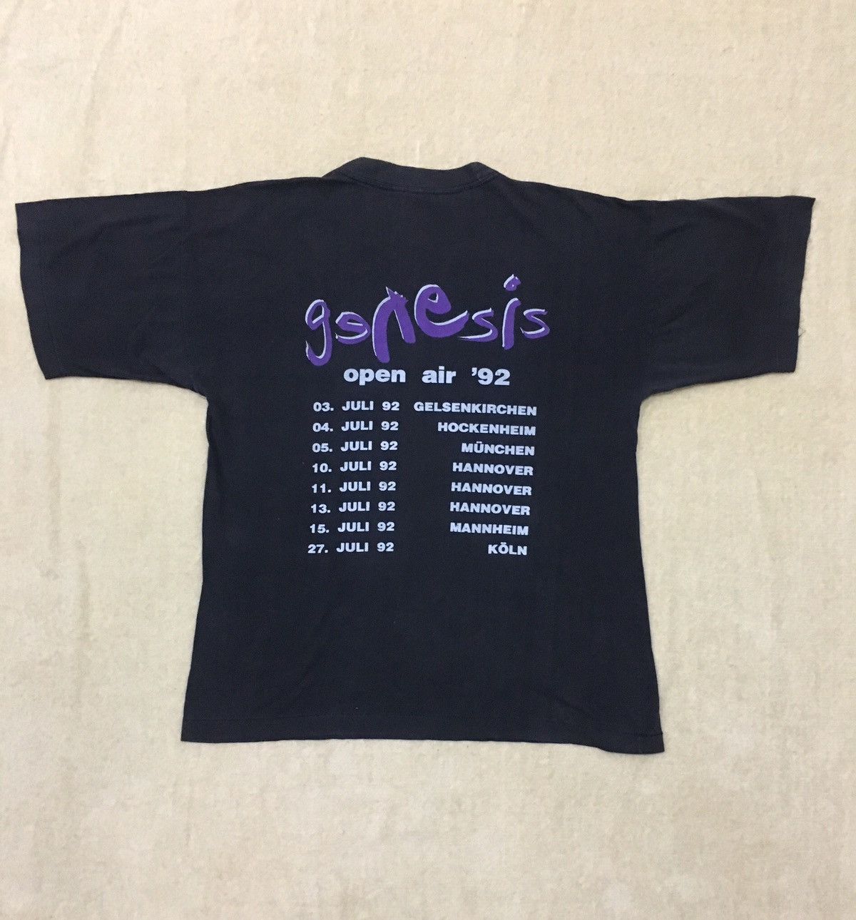 Band Tees × Vintage Vintage 90s band Genesis T-shirt Size US L / EU 52-54 / 3 - 2 Thumbnail