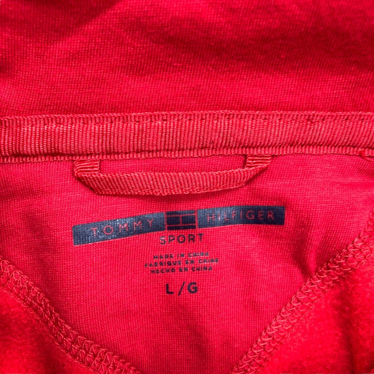 Pick!! Vtg TOMMY HILFIGER Big Logo Embroidery Fleece Hoodie