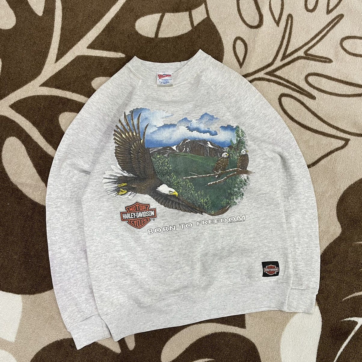 Harley Davidson Vintage Harley Davidson 1992 Sweatshirt Size US M / EU 48-50 / 2 - 2 Thumbnail