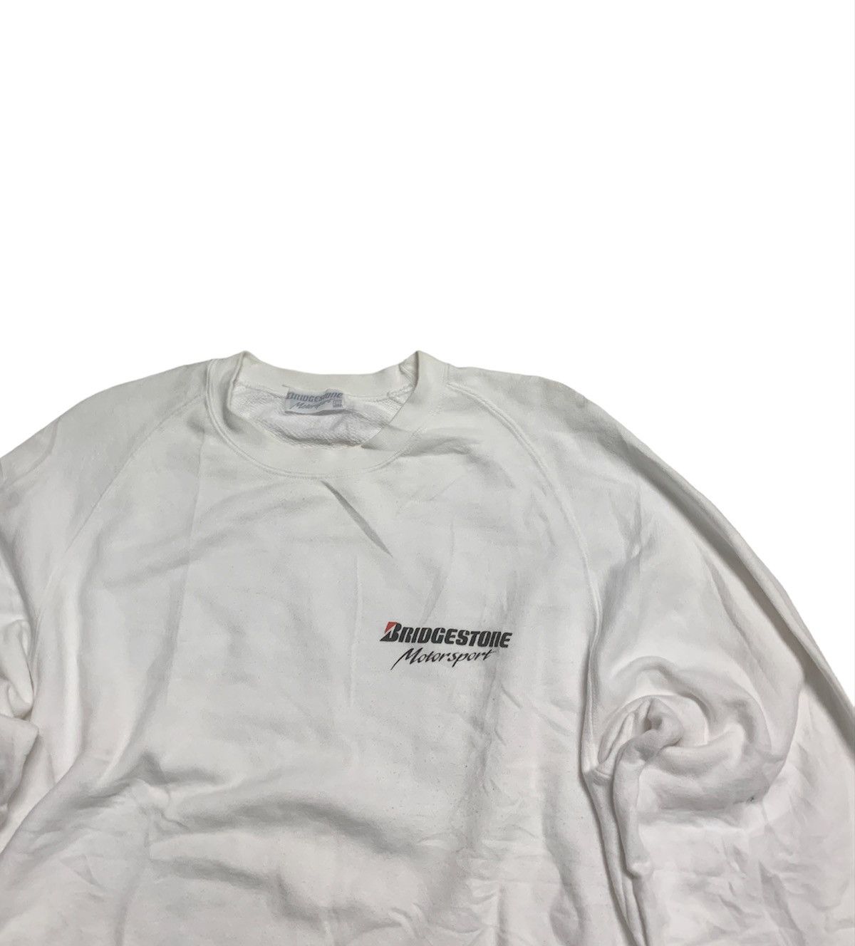 Japanese Brand × Vintage 90s Bridgestone Japan motorsport racing sweatshirt Size US M / EU 48-50 / 2 - 4 Thumbnail