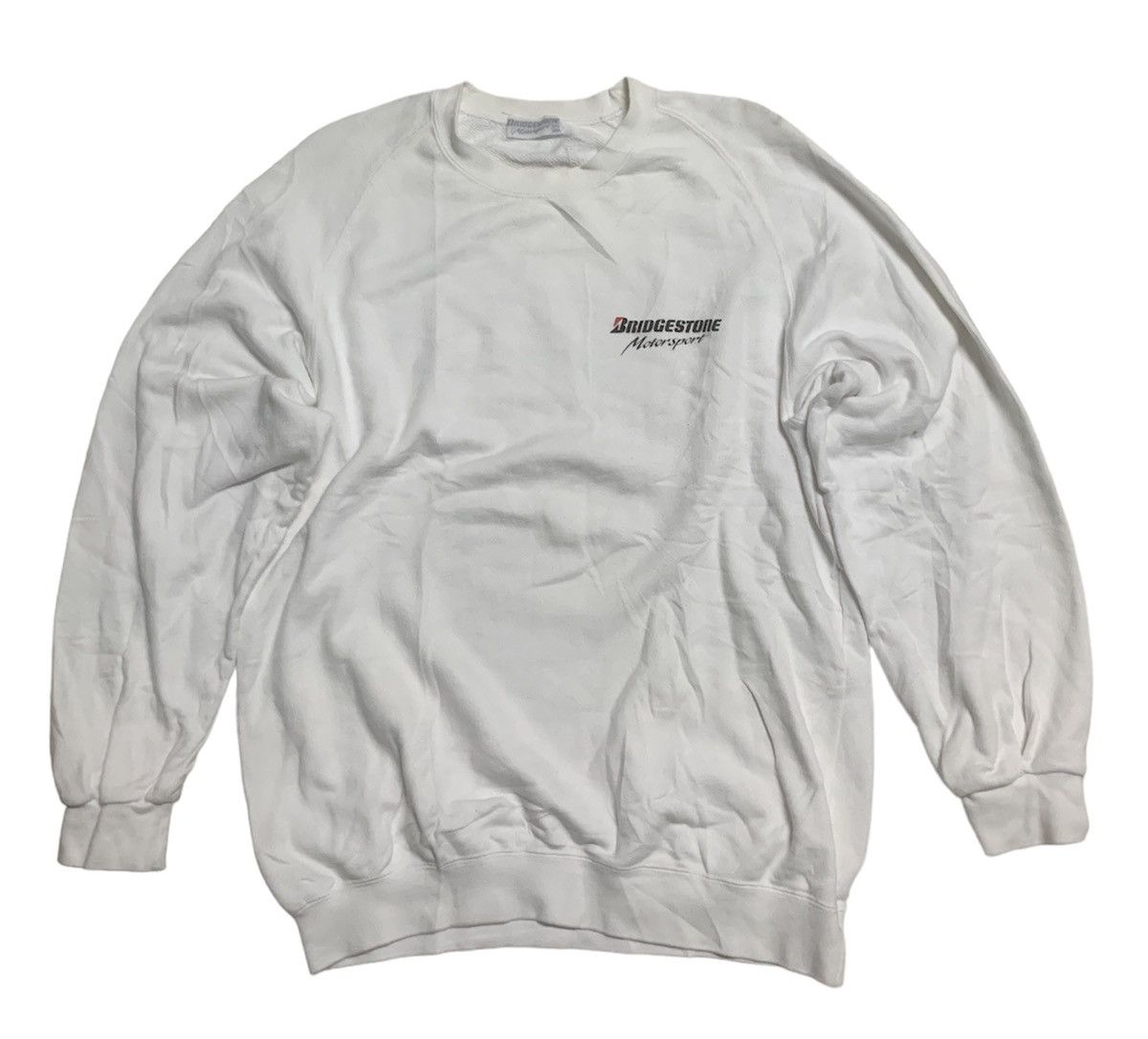 Japanese Brand × Vintage 90s Bridgestone Japan motorsport racing sweatshirt Size US M / EU 48-50 / 2 - 2 Thumbnail