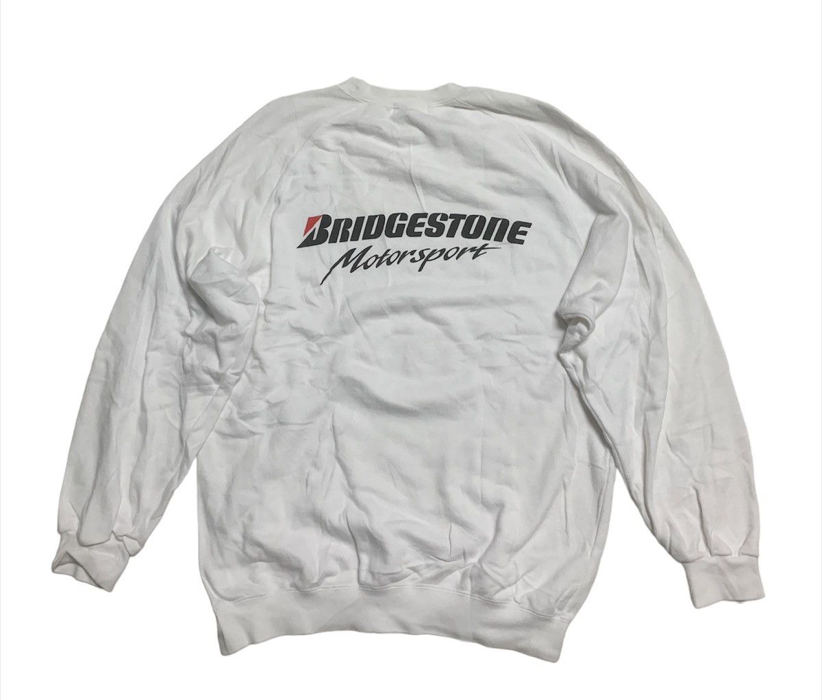 Japanese Brand × Vintage 90s Bridgestone Japan motorsport racing sweatshirt Size US M / EU 48-50 / 2 - 1 Thumbnail