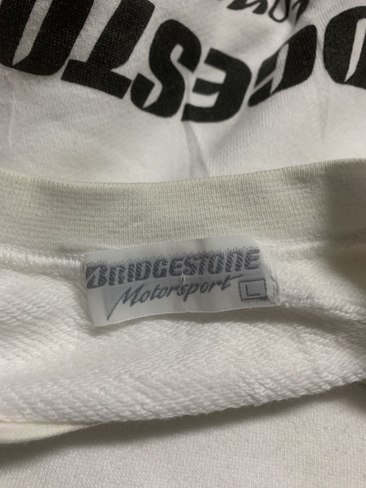 Japanese Brand × Vintage 90s Bridgestone Japan motorsport racing sweatshirt Size US M / EU 48-50 / 2 - 5 Thumbnail