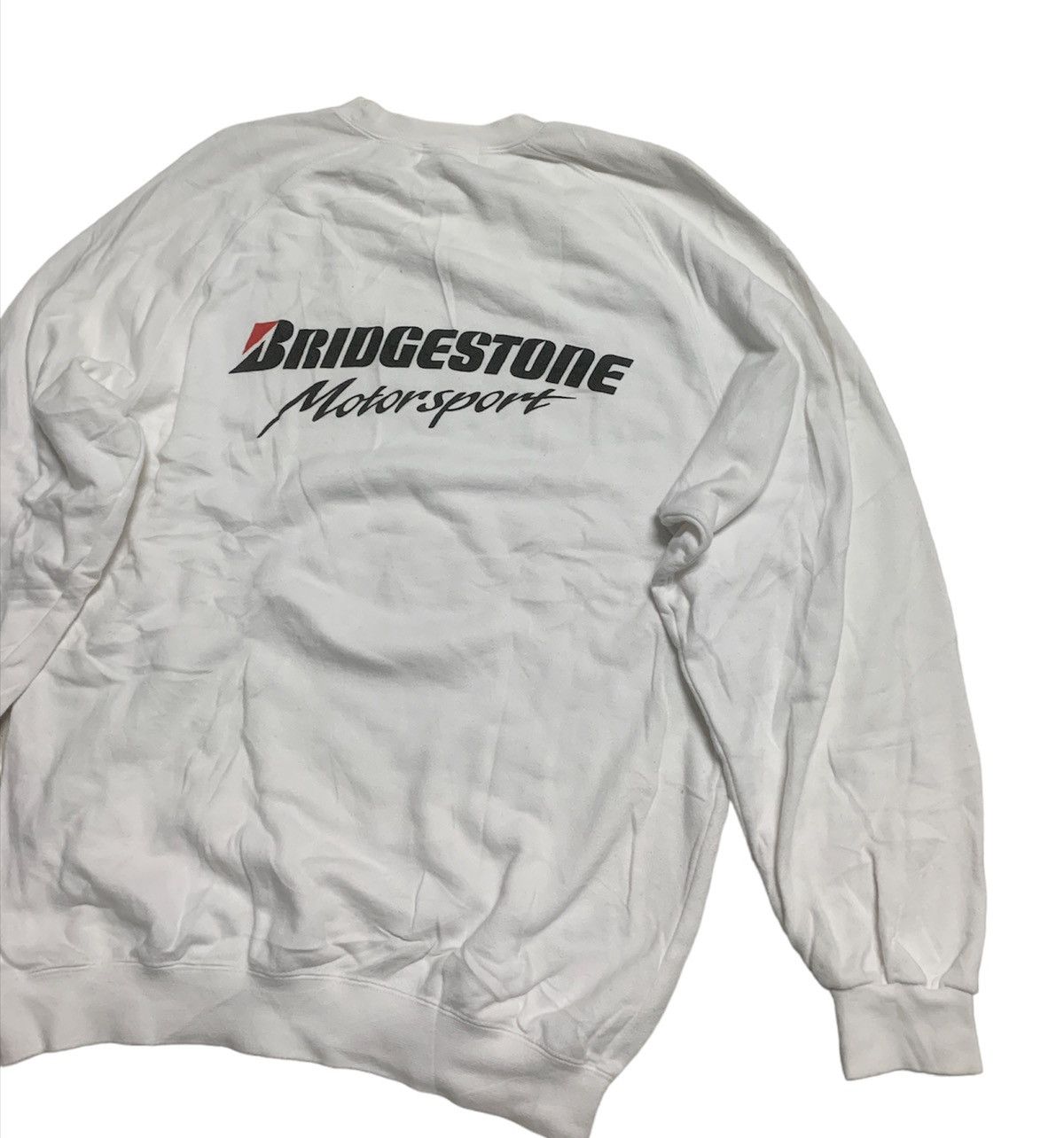 Japanese Brand × Vintage 90s Bridgestone Japan motorsport racing sweatshirt Size US M / EU 48-50 / 2 - 3 Thumbnail