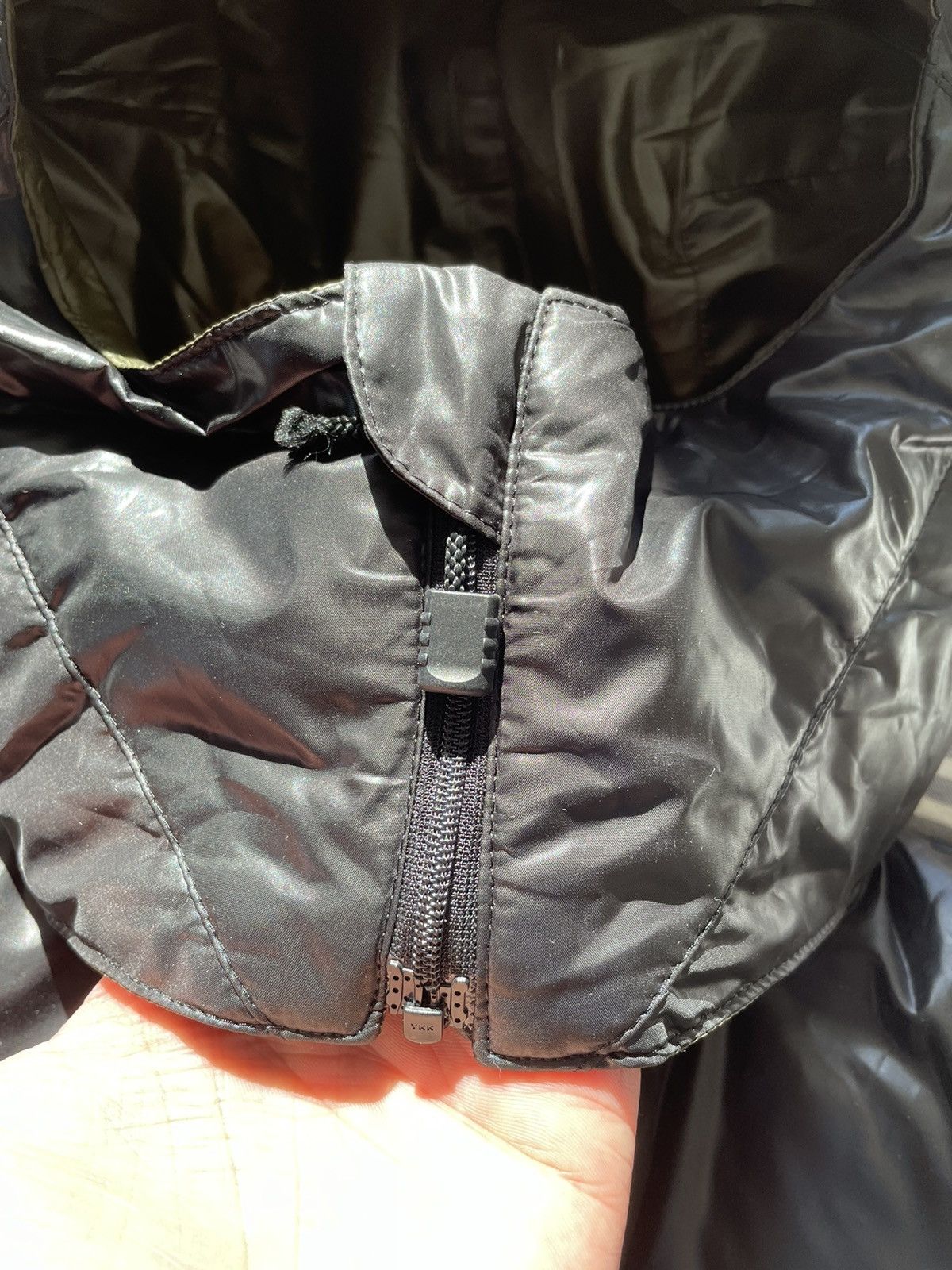 Comme des Garcons × Junya Watanabe A/W 2005 Black Down Blazer W. Stow Away Hood Size US M / EU 48-50 / 2 - 14 Thumbnail