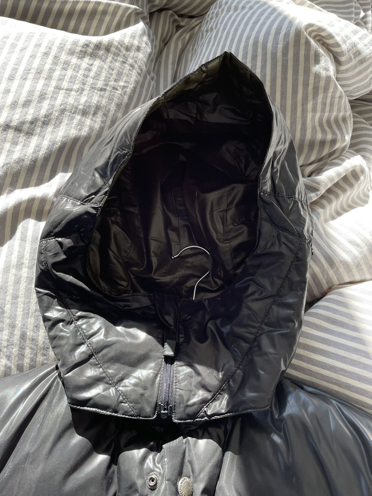 Comme des Garcons × Junya Watanabe A/W 2005 Black Down Blazer W. Stow Away Hood Size US M / EU 48-50 / 2 - 13 Thumbnail