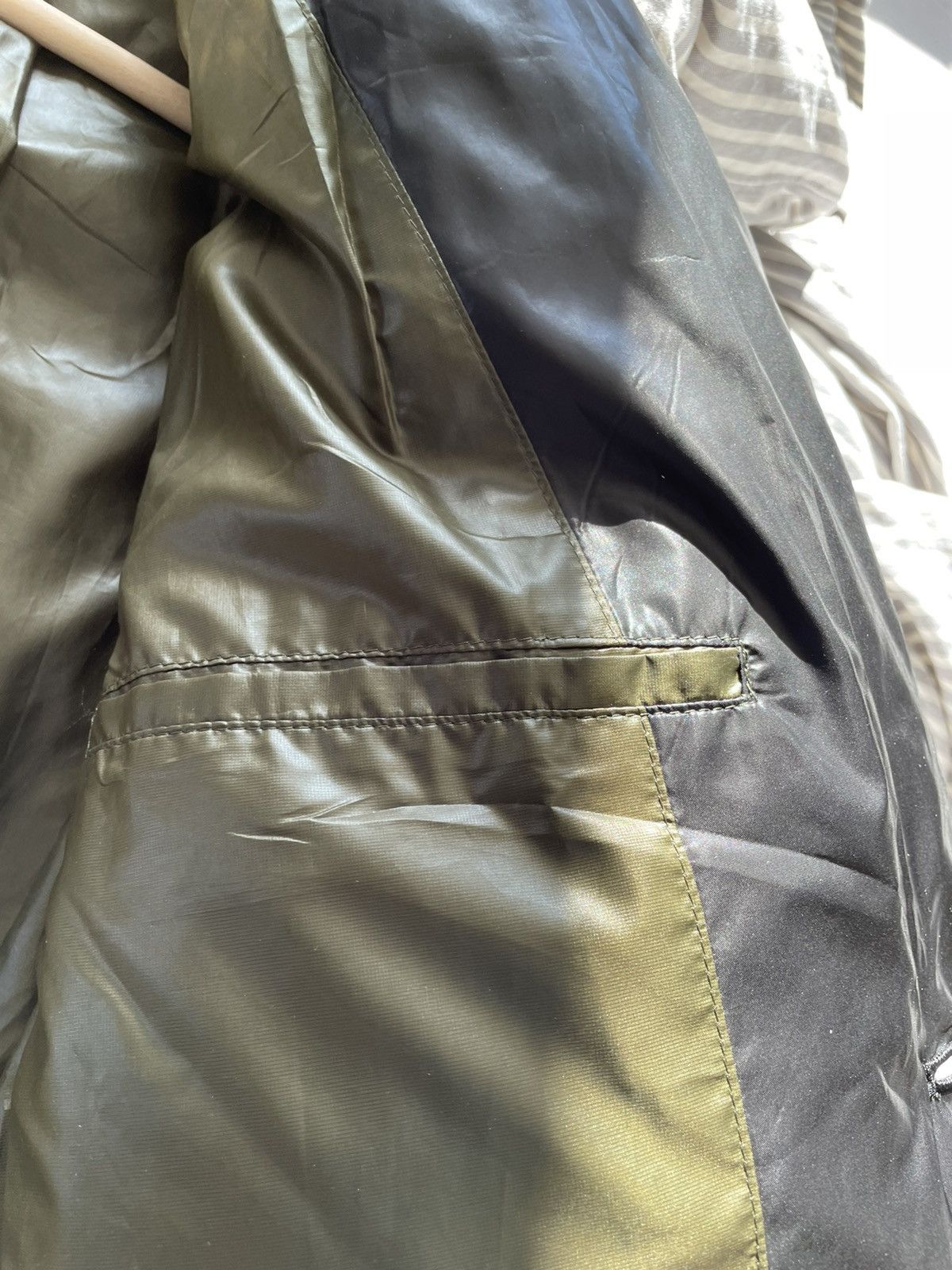 Comme des Garcons × Junya Watanabe A/W 2005 Black Down Blazer W. Stow Away Hood Size US M / EU 48-50 / 2 - 10 Thumbnail