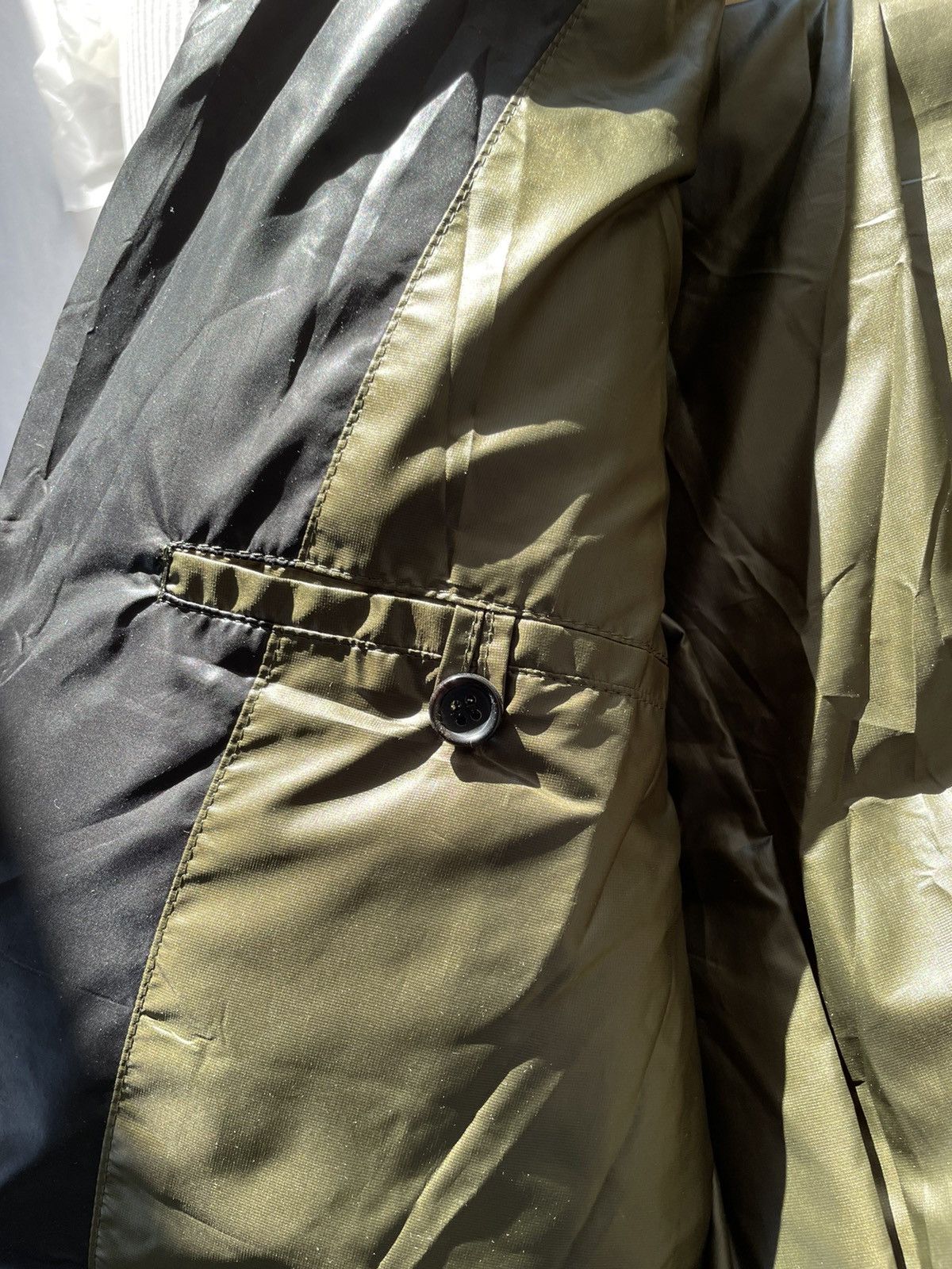 Comme des Garcons × Junya Watanabe A/W 2005 Black Down Blazer W. Stow Away Hood Size US M / EU 48-50 / 2 - 9 Thumbnail