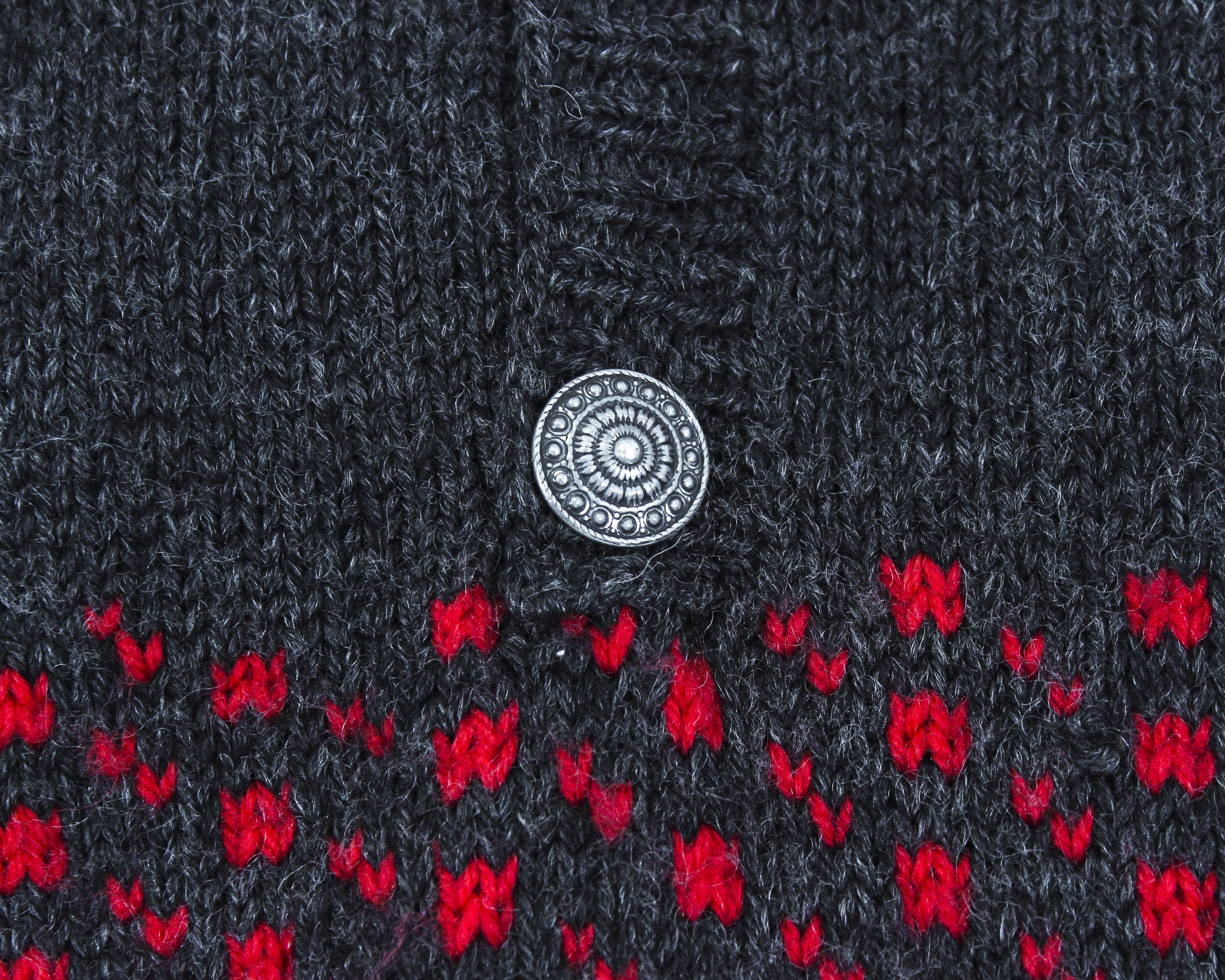 Vintage Nordic Wool Jumper XL Pullover Structure Sweater Winter Size US XL / EU 56 / 4 - 6 Thumbnail