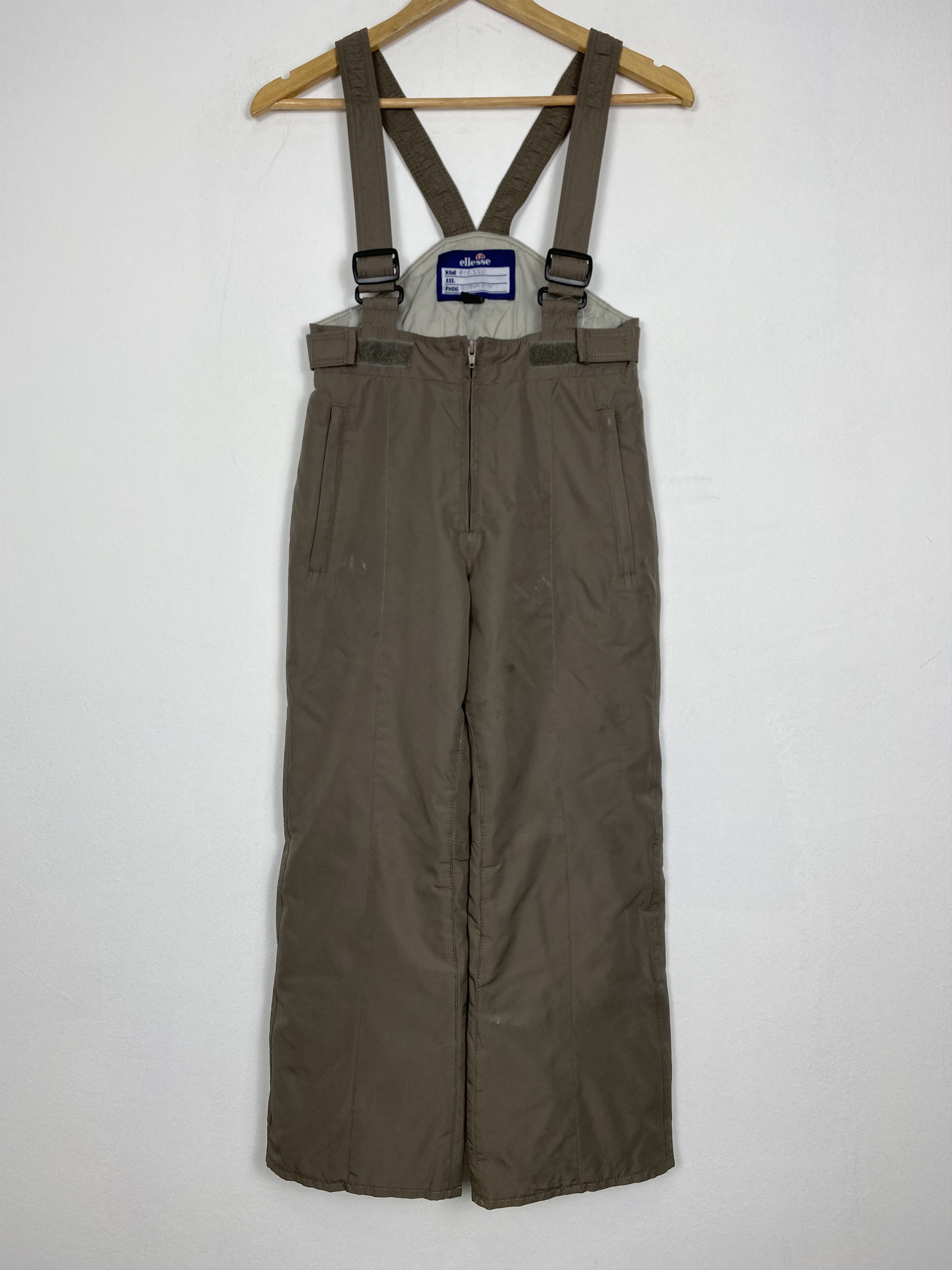 image of Ellesse x Vintage Ellese Workwear Coveralls in Dark Brown, Women's (Size 26)