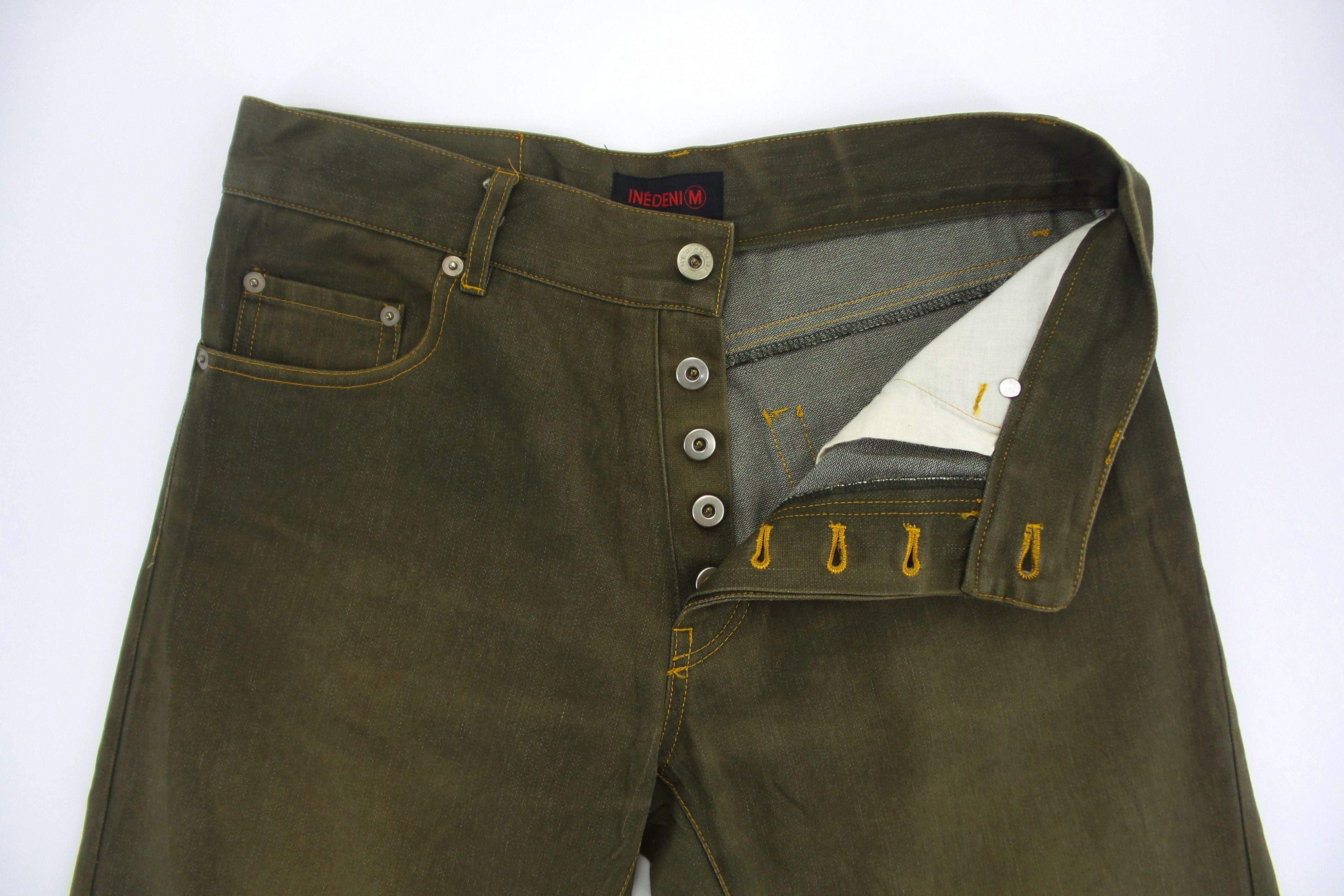 Japanese Brand INÉDENIM Button Fly Light Weight Jeans W31xL38.5 Size US 31 - 2 Thumbnail