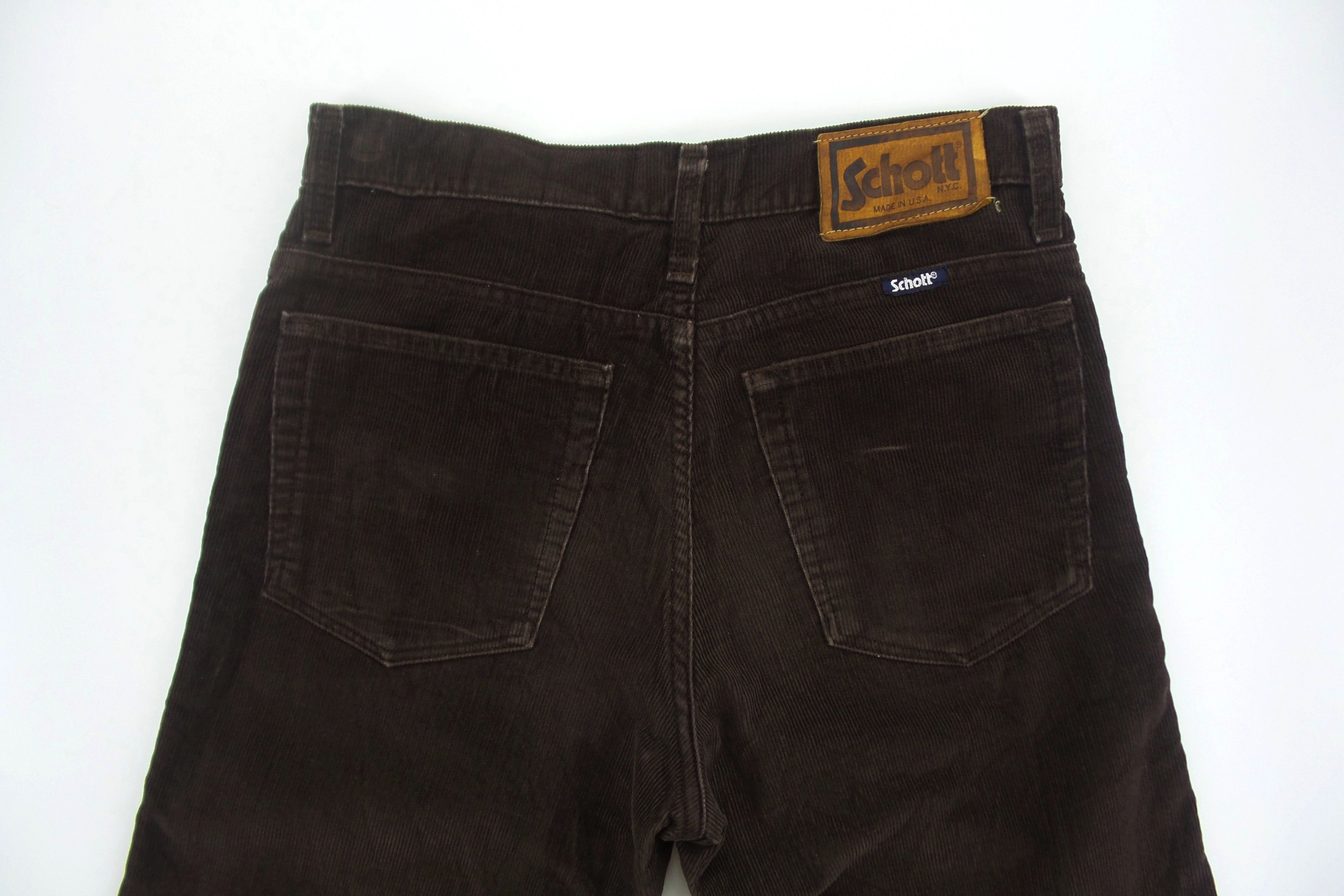 Schott Schott Corduroy Jeans W30xL28 Size US 30 / EU 46 - 7 Thumbnail