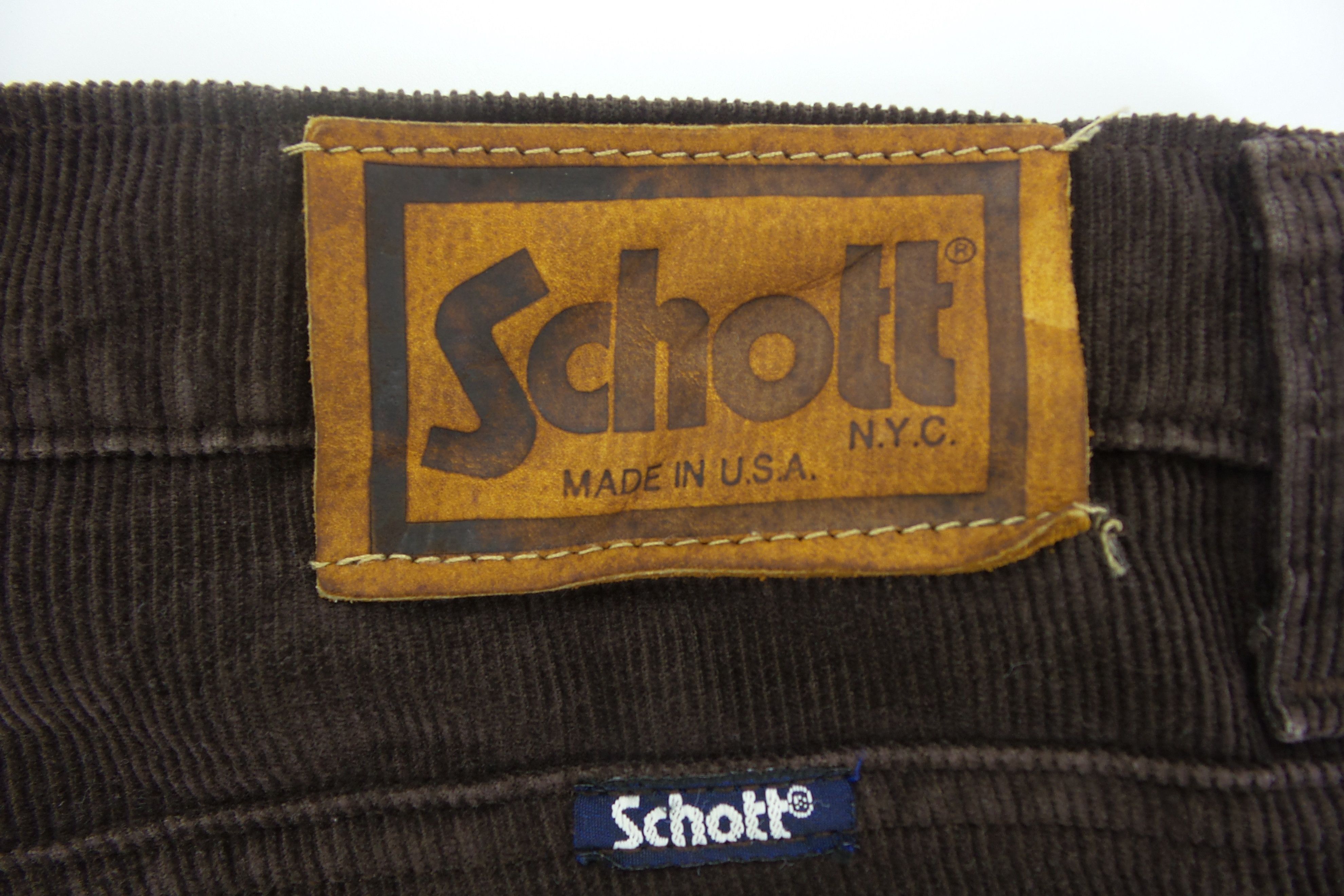 Schott Schott Corduroy Jeans W30xL28 Size US 30 / EU 46 - 8 Thumbnail
