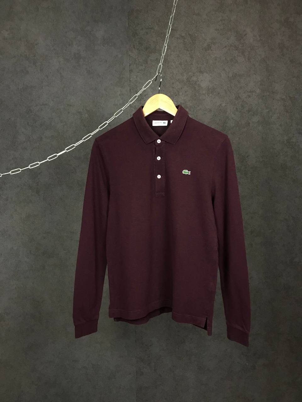 Lacoste Lacoste luxury streetwear polo sweatshirt Size US S / EU 44-46 / 1 - 1 Thumbnail