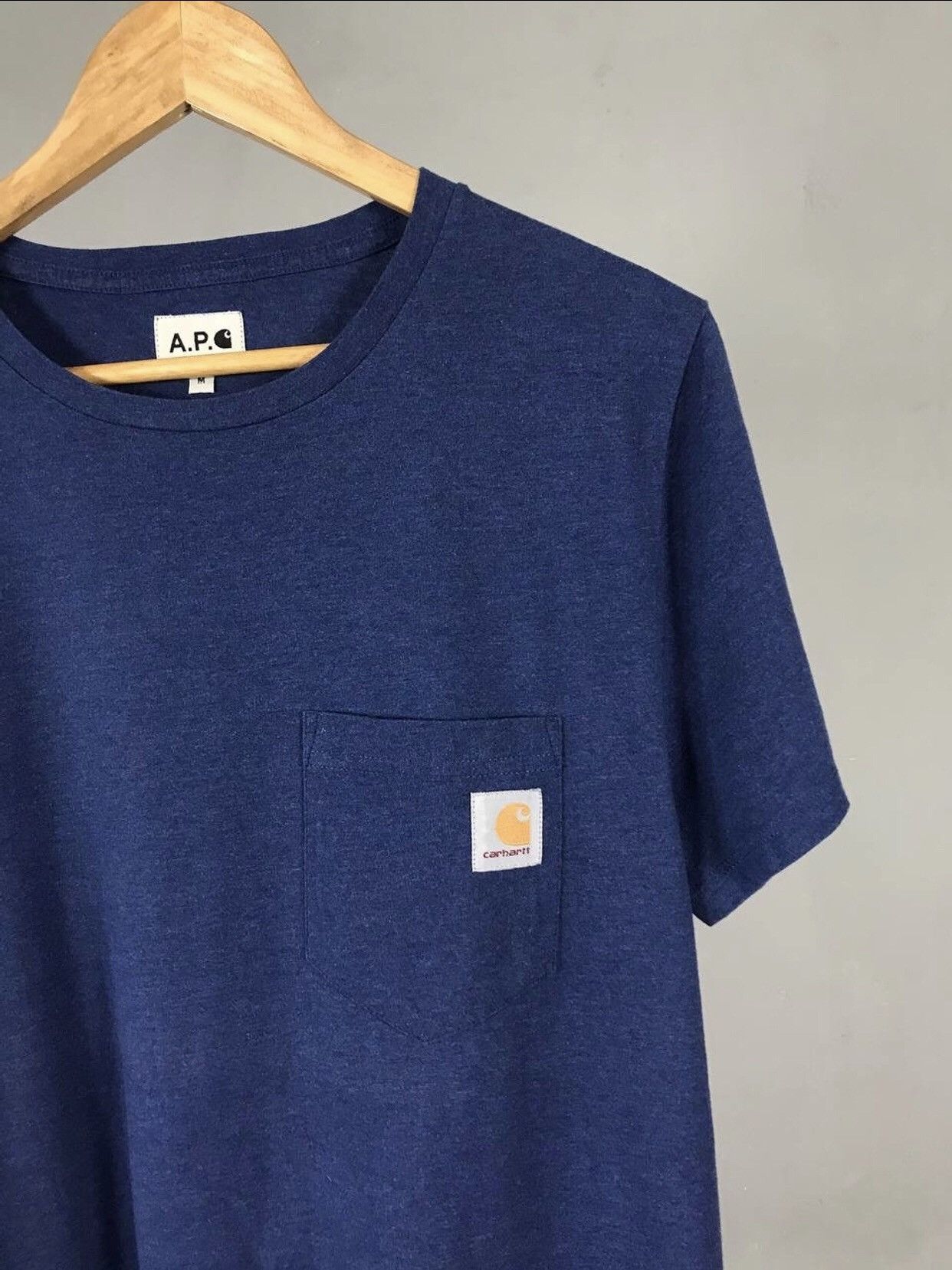 A.P.C. × Carhartt Wip A.P.C x Carhartt WIP streetwear tee Size US M / EU 48-50 / 2 - 2 Thumbnail