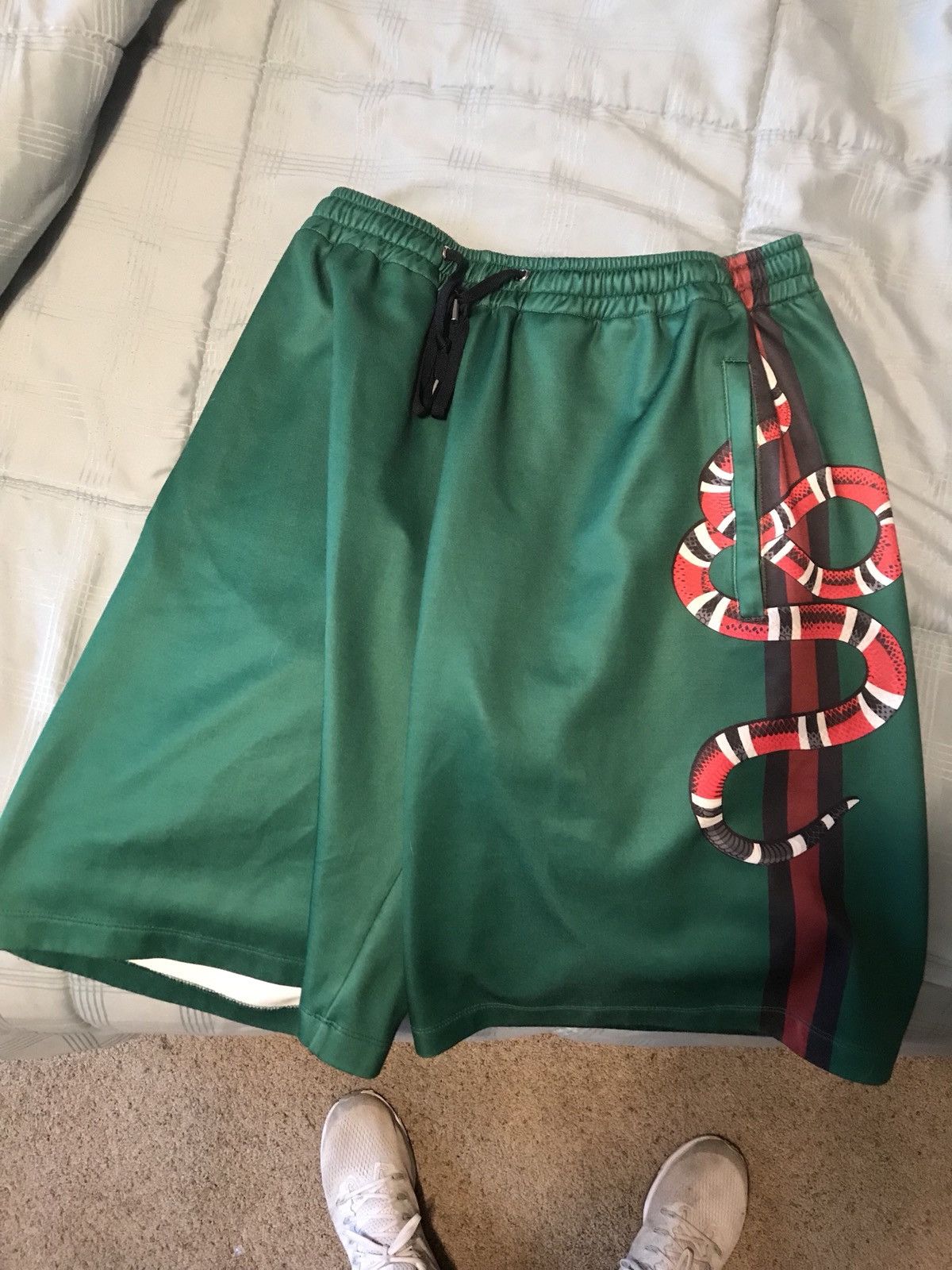 Gucci snake shorts on sale