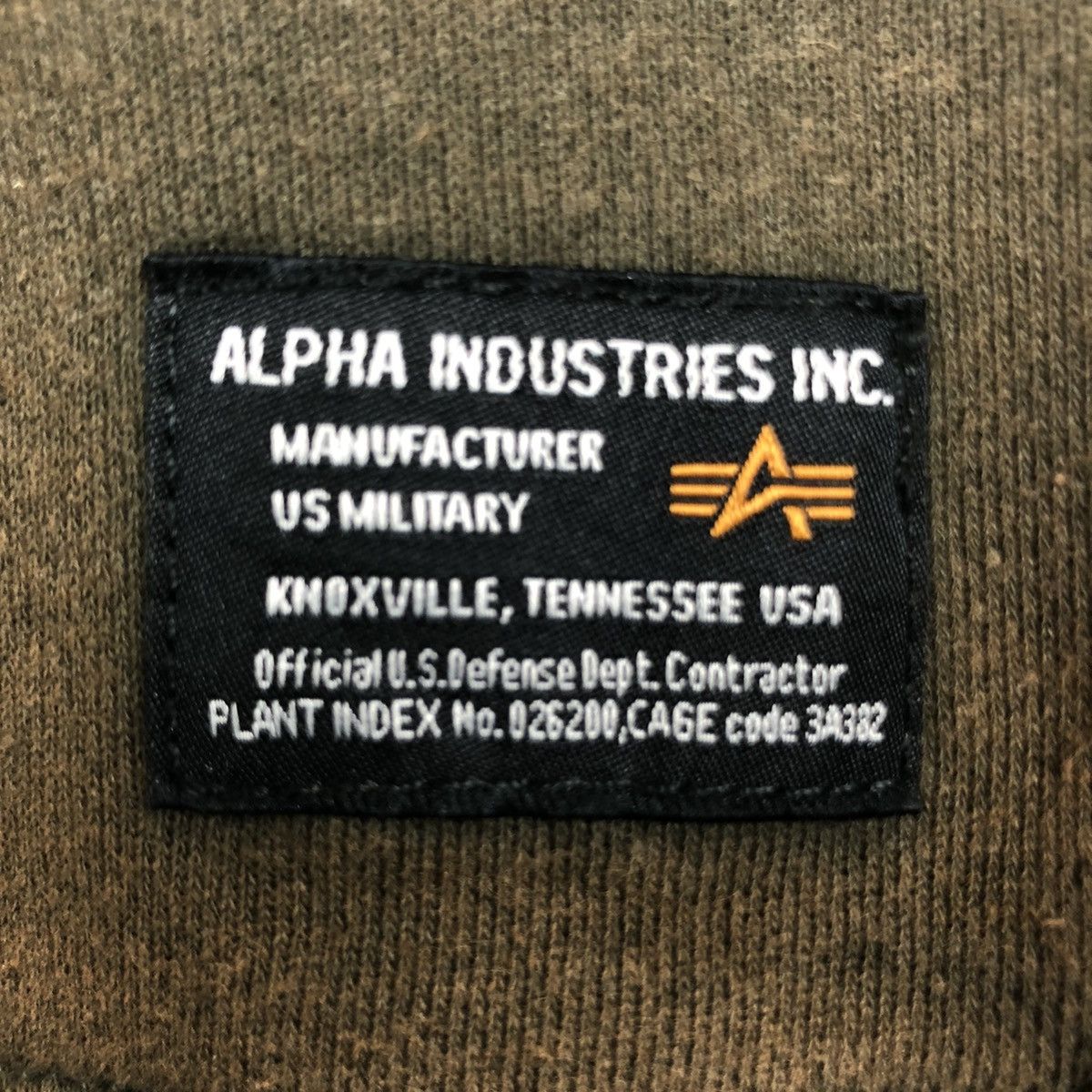 Alpha Industries × Vintage Alpha Industries Manufacturer US Military Big Logo Hoodie Size US L / EU 52-54 / 3 - 4 Thumbnail