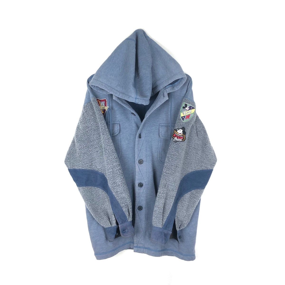 Cartoon Network × Disney × Mickey & Co. Mickey & CO Big Logo Embroidery Spell Out Hoodie Jacket Size US XL / EU 56 / 4 - 2 Thumbnail