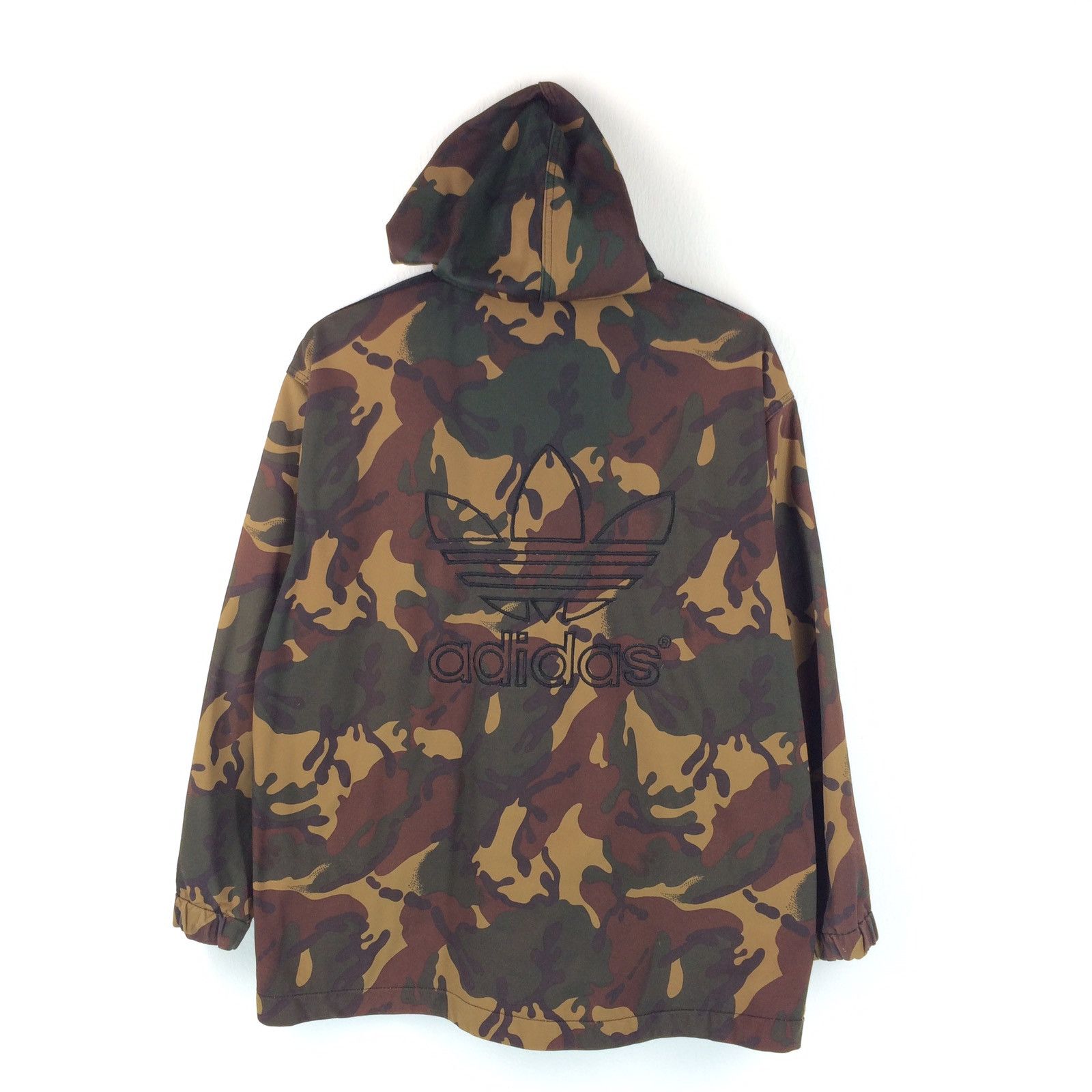 Adidas Camo Adidas Hoodie with big logo embroide Size US M / EU 48-50 / 2 - 1 Thumbnail