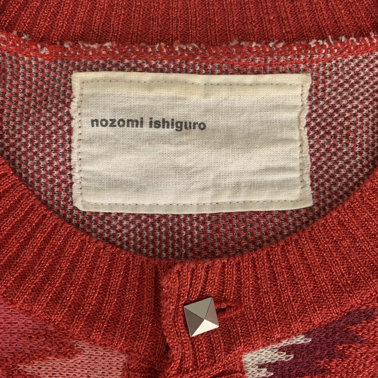 Nozomi Ishiguro Nozomi Ishiguro 2000's Studded Striped Knit Cardigan Size S / US 4 / IT 40 - 5 Thumbnail