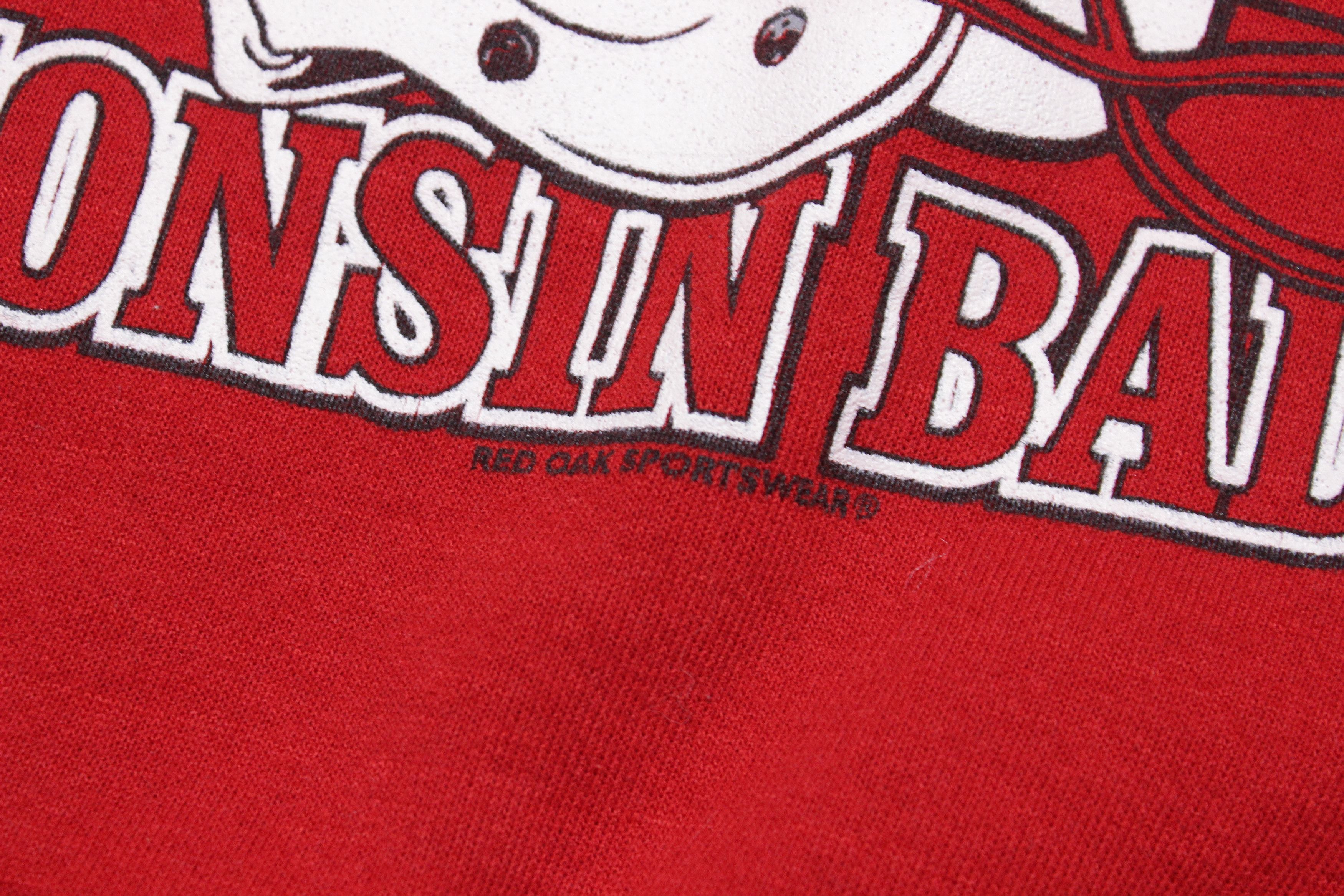 Vintage 1999 Rose Bowl Wisconsin Badgers Big Logo Sweatshirt Size US L / EU 52-54 / 3 - 4 Thumbnail