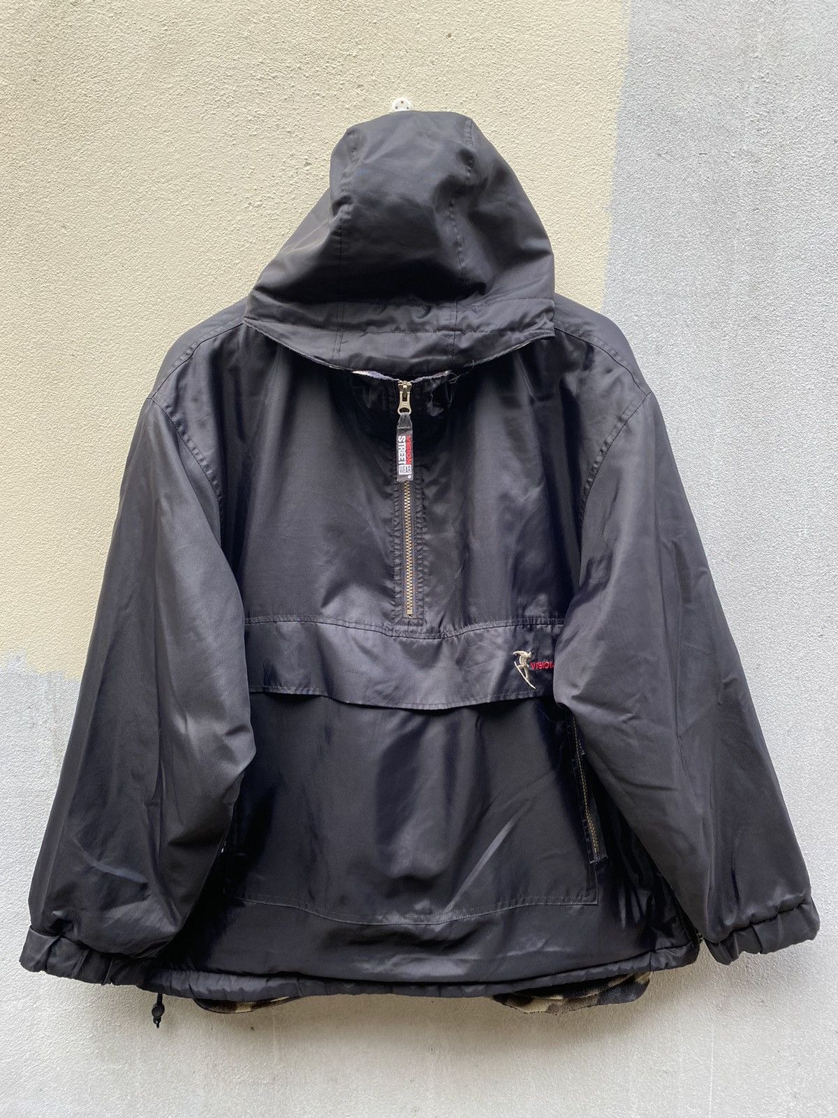Vision Streetwear Reversible Vision Skate Fleece Camo Half Zip Anorak Jacket Size US L / EU 52-54 / 3 - 1 Thumbnail